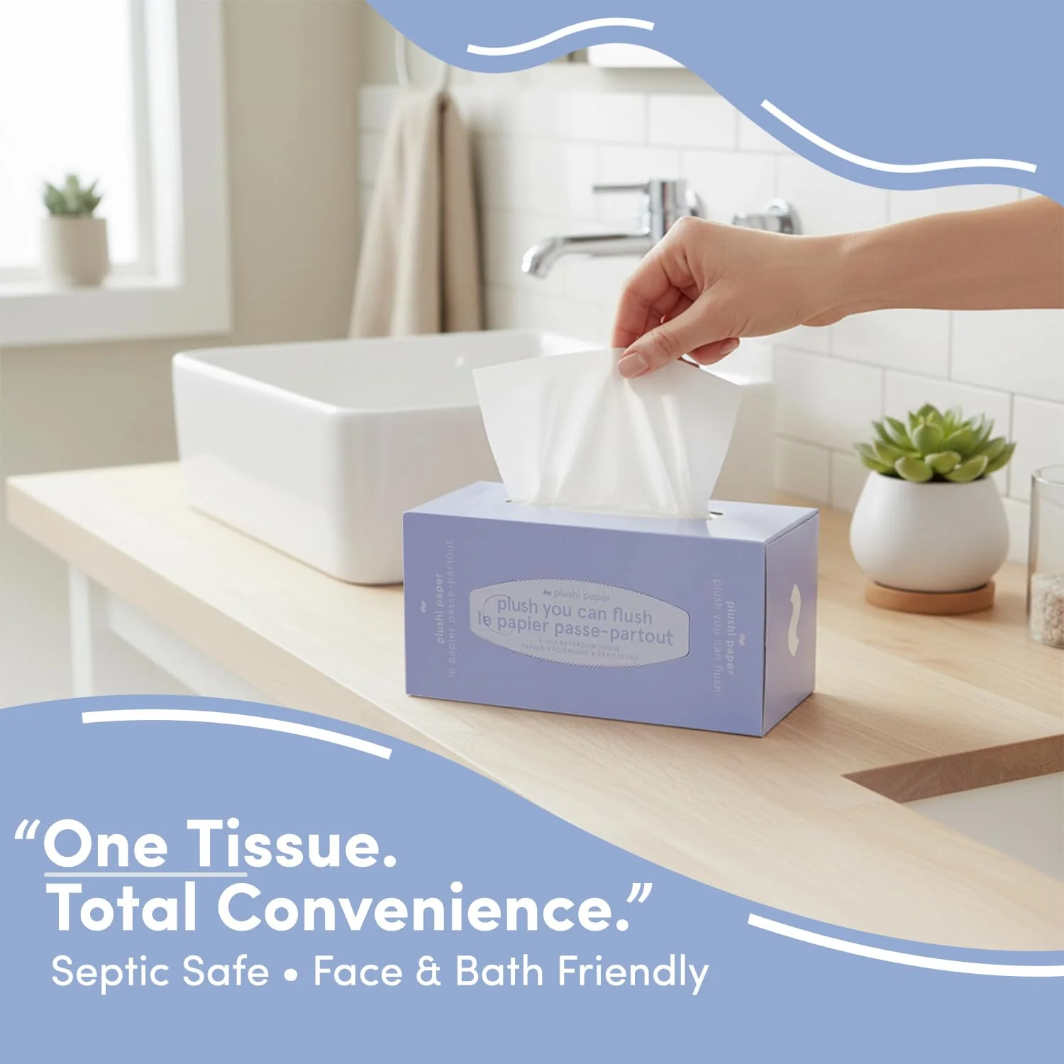 Septic Safe Tube Free Toilet Paper- 4-Ply, Quick-Dissolving, Biodegradable Tissue for RV, Campers & Marine Use- Mom-Approved Soft Toilet Paper for Kids, Seniors & Travel Adventures- 4 Boxes, 320 Wipes - Image 6