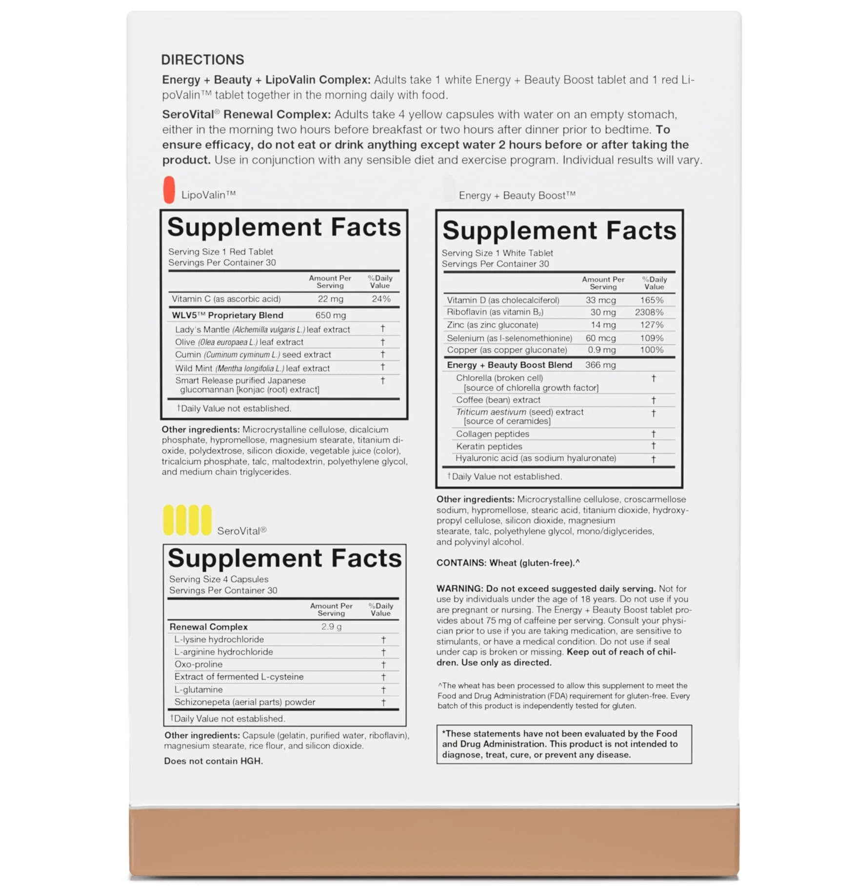 Serovital Advanced for Women Supplement - Skin Benefits, Energy, and Sleep - 30 Day Supply - Image 2
