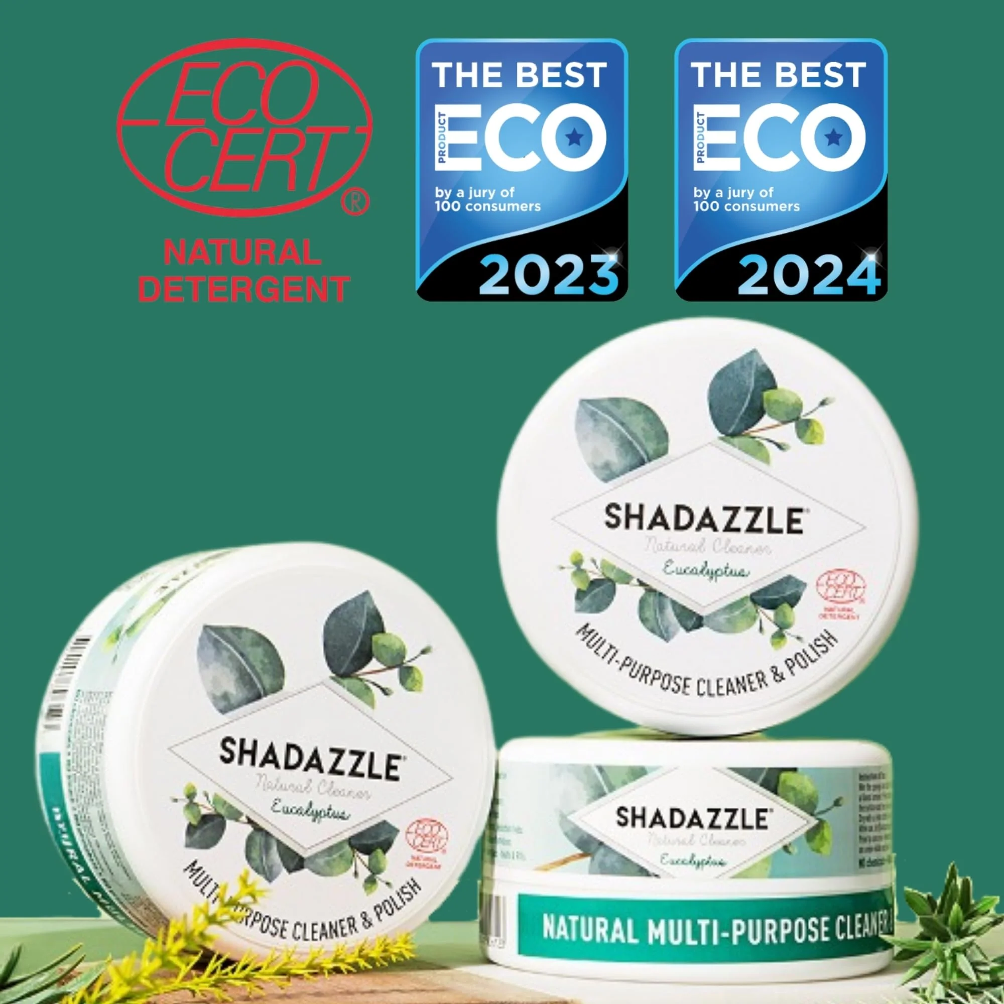 Shadazzle Natural All Purpose Cleaner and Polish – Eco friendly Multi-purpose Cleaning Product (2 Pack, Eucalyptus) - Image 5
