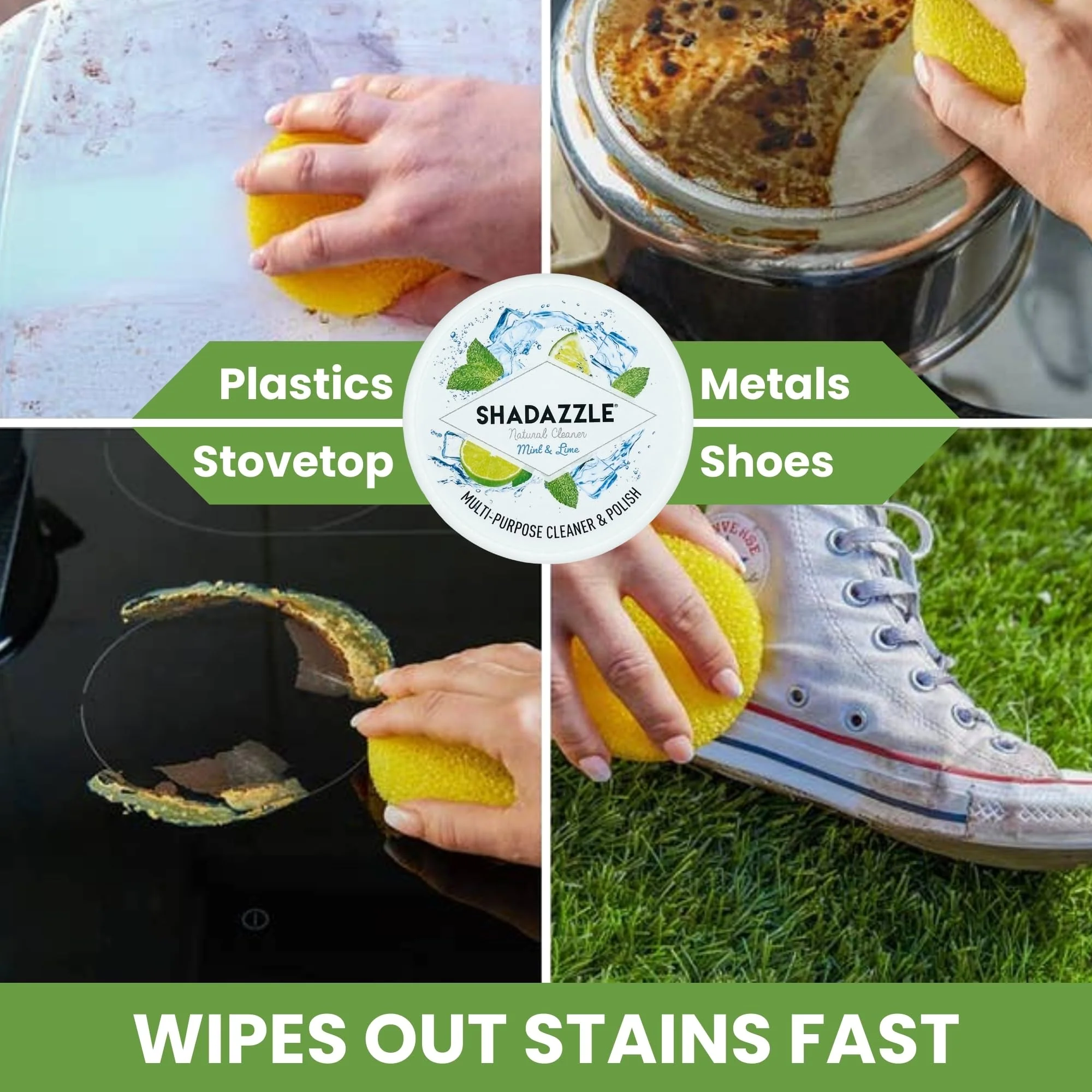 Shadazzle Natural All Purpose Cleaner and Polish – Eco friendly Multi-purpose Cleaning Product - Mint & Lime Scent - Image 7