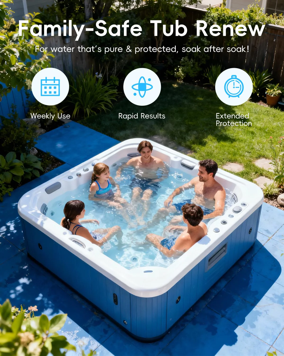 SHAPON 32 Oz Non-Chlorine Hot Tubs Shock, Spa Oxidizer for Clean Water (2 Pack) - Image 4