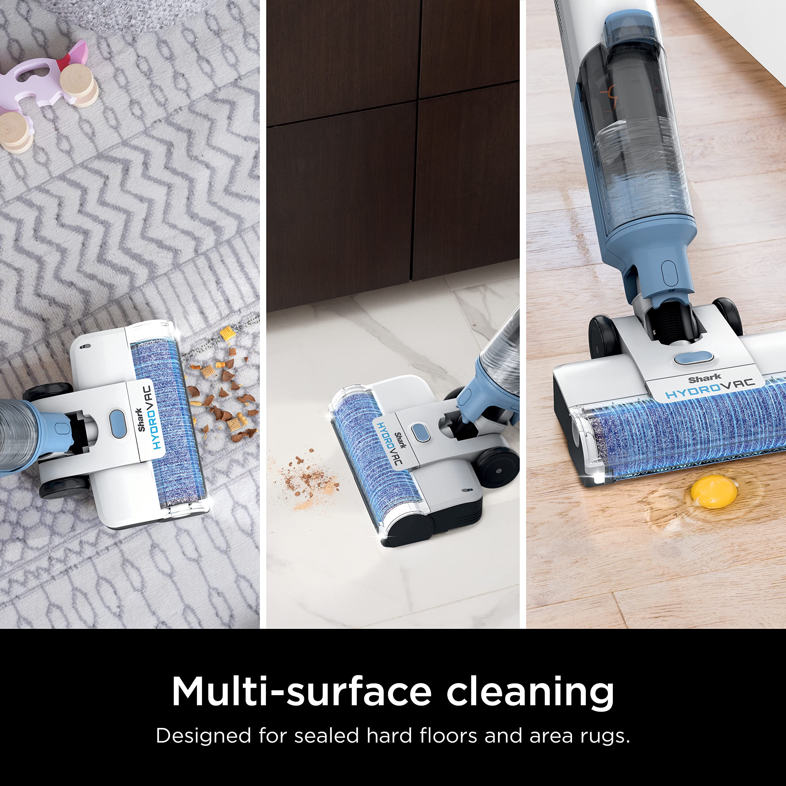 Shark HydroVac Multi-Surface 33-Oz. Concentrate with Odor Neutralizer Technology, Compatible with all HydroVac 3-in-1 Cleaners, for Sealed Hard Floors & Area Rugs, Spring Clean Scent, Purple, WDCM30 - Image 6
