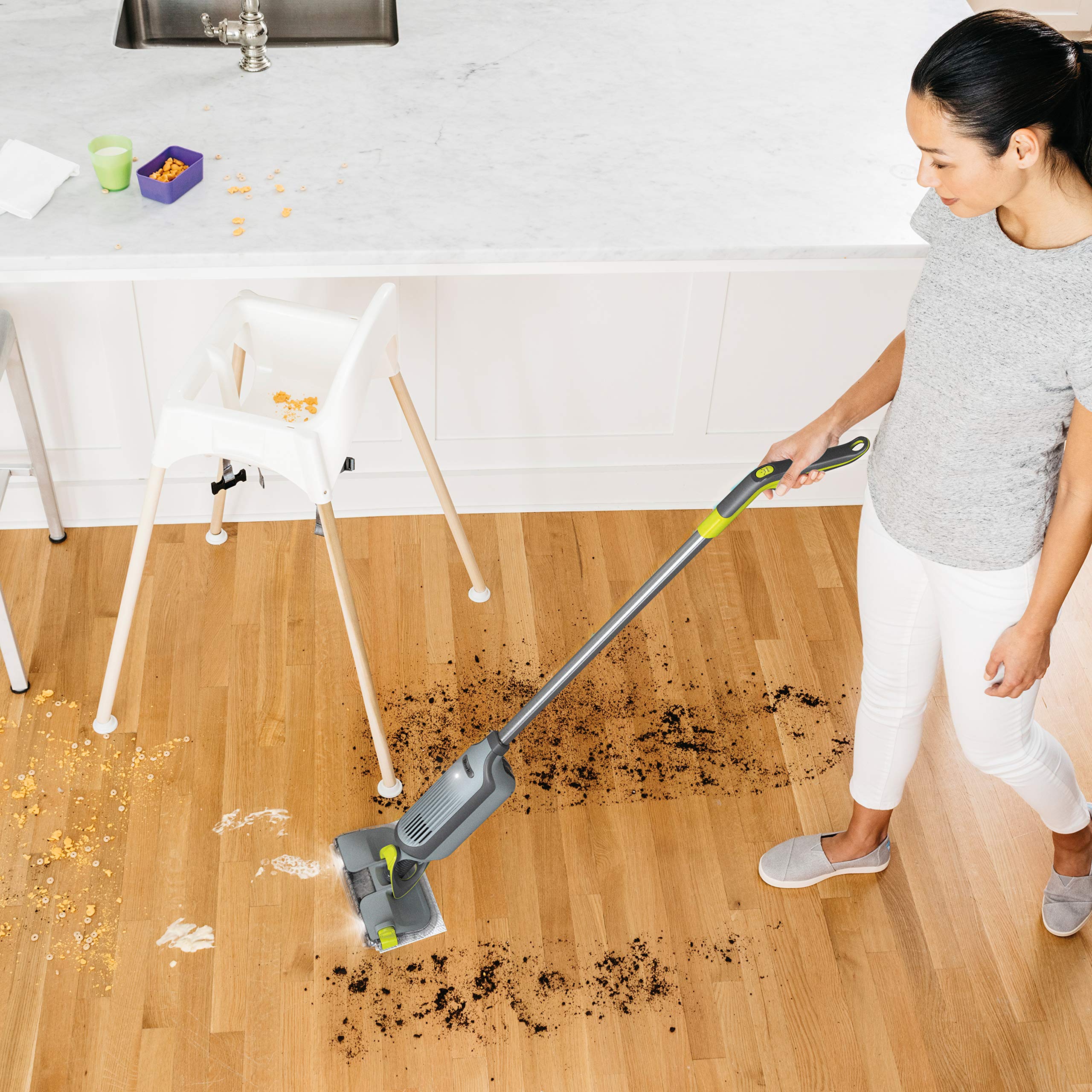 Shark VMP10 Disposable Hard Floor Vacuum and Mop Pad VACMOP Refill, White, 10 Count - Image 4