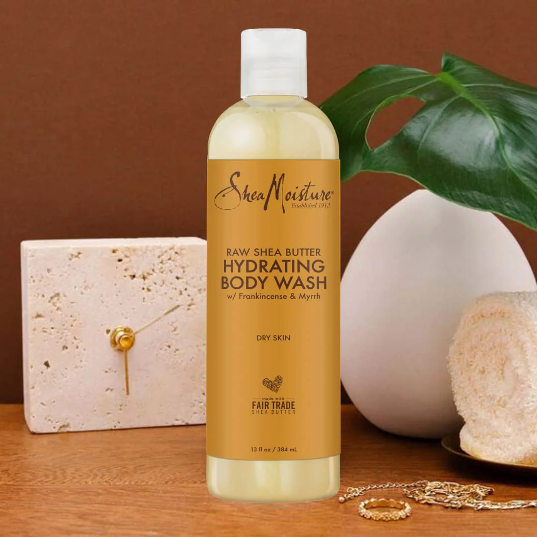 Shea Moisture Body Wash, Raw Shea Butter Hydrating Body Wash, Body Skin Care with Coconut Oil and Vitamin E, Pack of 2 -13 Fl Oz Ea - Image 3