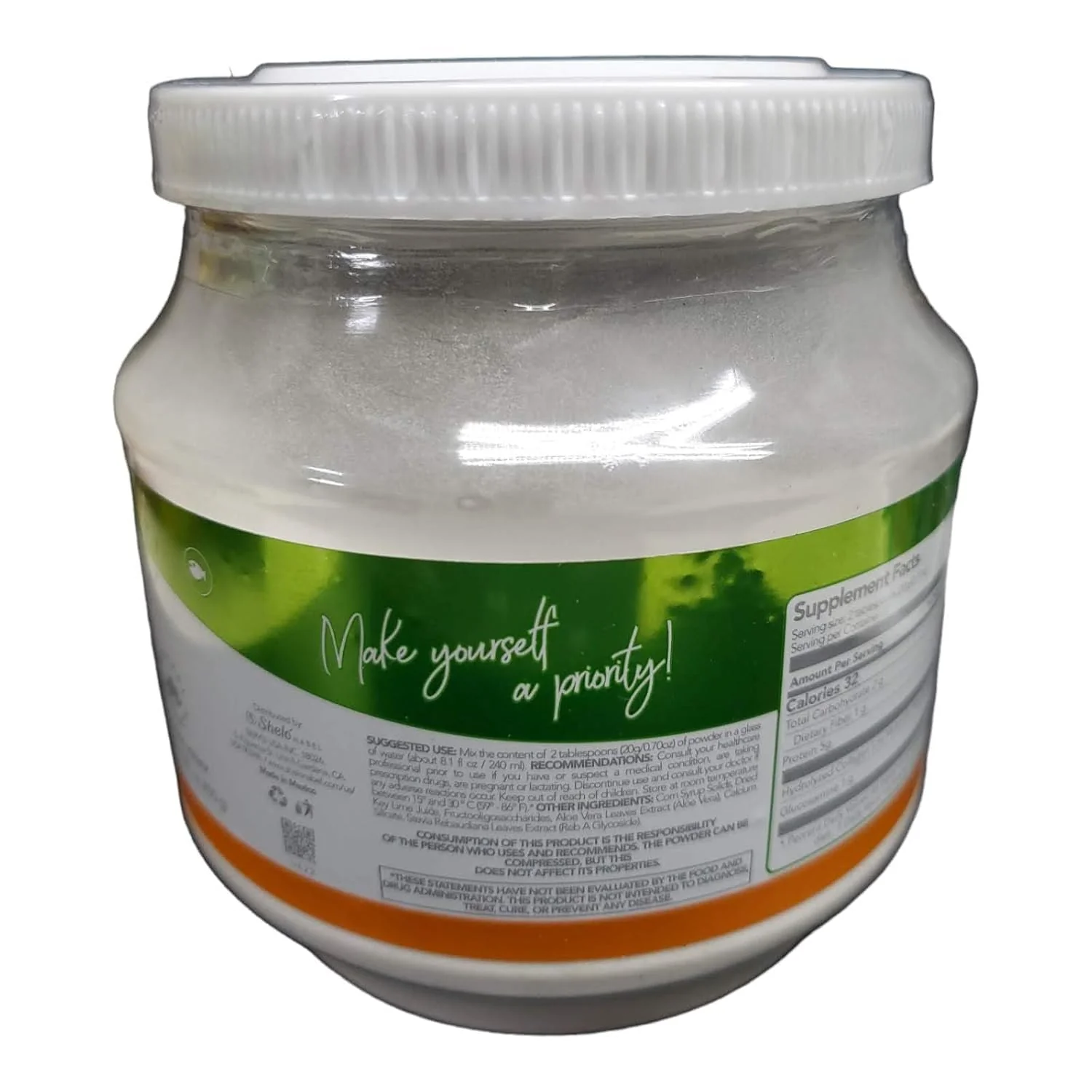 Sheló NABEL Hydrolyzed Collagen with Glucosamine Key Lime Flavored 15.87 oz - Image 2