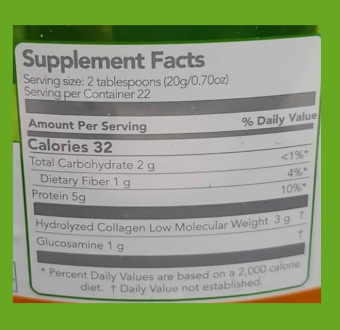Sheló NABEL Hydrolyzed Collagen with Glucosamine Key Lime Flavored 15.87 oz - Image 3