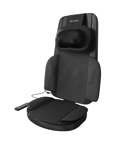 Shiatsu Neck and Back Massager with Heat, 4D Kneading Back Massager for Pain Relief Deep Tissue, Comfortable Back Massage for Chair, Massager for Home Office, Christmas Gifts for Women Men Parents - Image 2