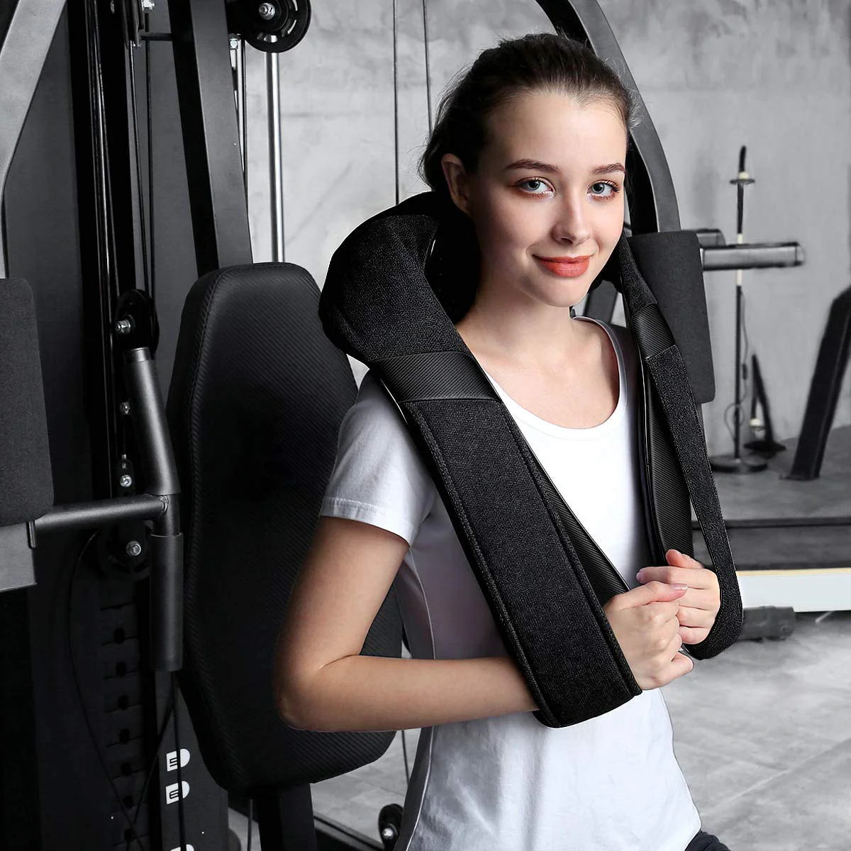 Shiatsu Neck and Shoulder Back Massager with Heat ��� Electric Deep Tissue Kneading Massage Pillow for Pain Relief and Relaxation ��� Perfect Gifts for Mother���s Day, Father���s Day, Birthdays, and Christmas - Image 3