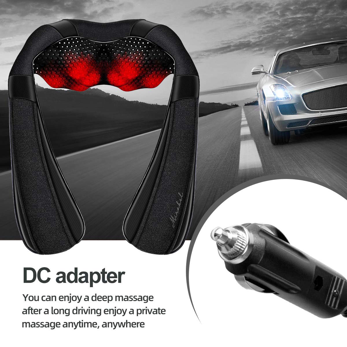Shiatsu Neck and Shoulder Back Massager with Heat ��� Electric Deep Tissue Kneading Massage Pillow for Pain Relief and Relaxation ��� Perfect Gifts for Mother���s Day, Father���s Day, Birthdays, and Christmas - Image 6