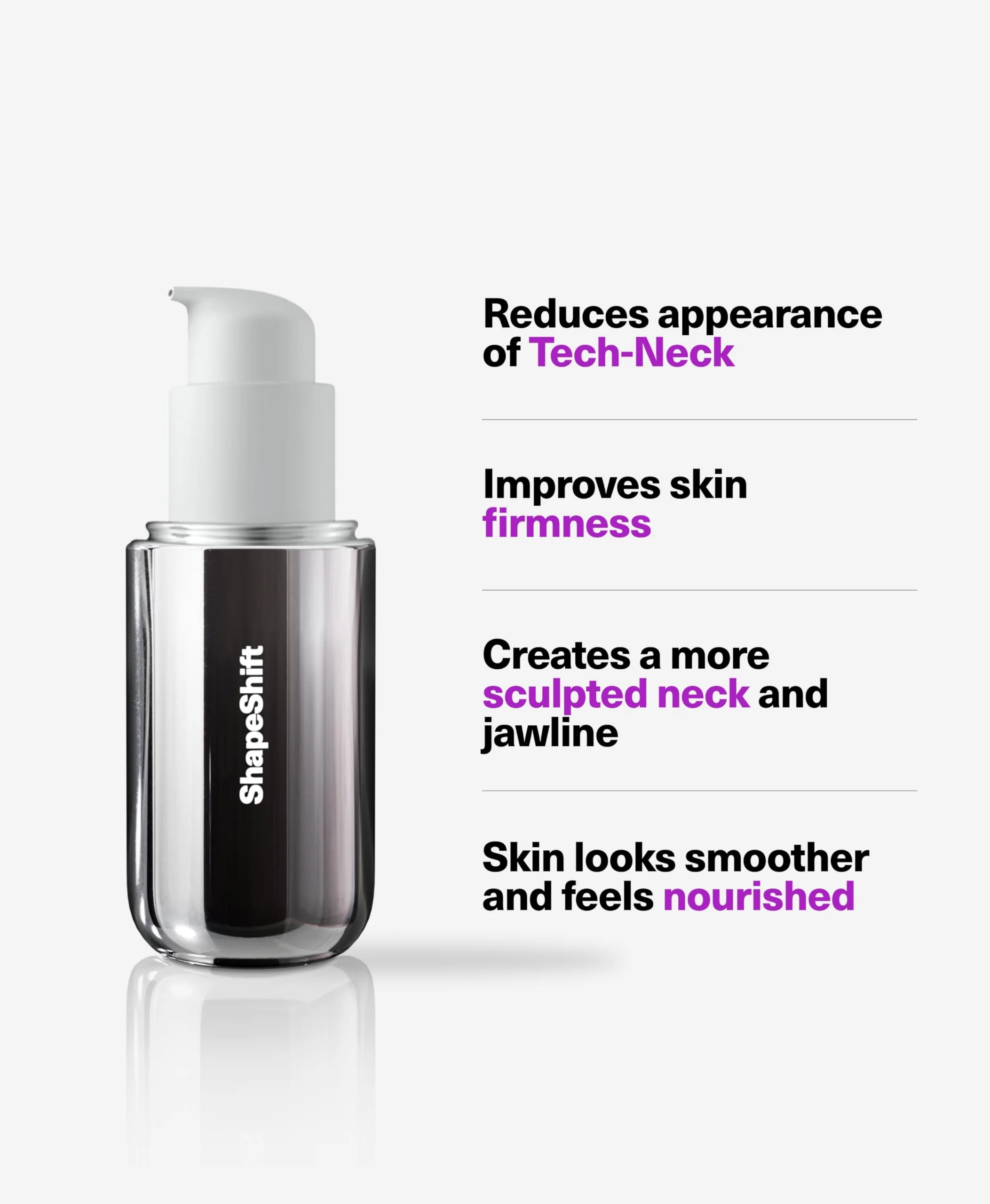 SickScience ShapeShift Advanced Jaw & Neck Firming Serum - Double Chin Reducer, Face Tightening Treatment with Exosome Technology to Lift Sagging Skin & Wrinkles in both Women & Men, 1.7oz - Image 8