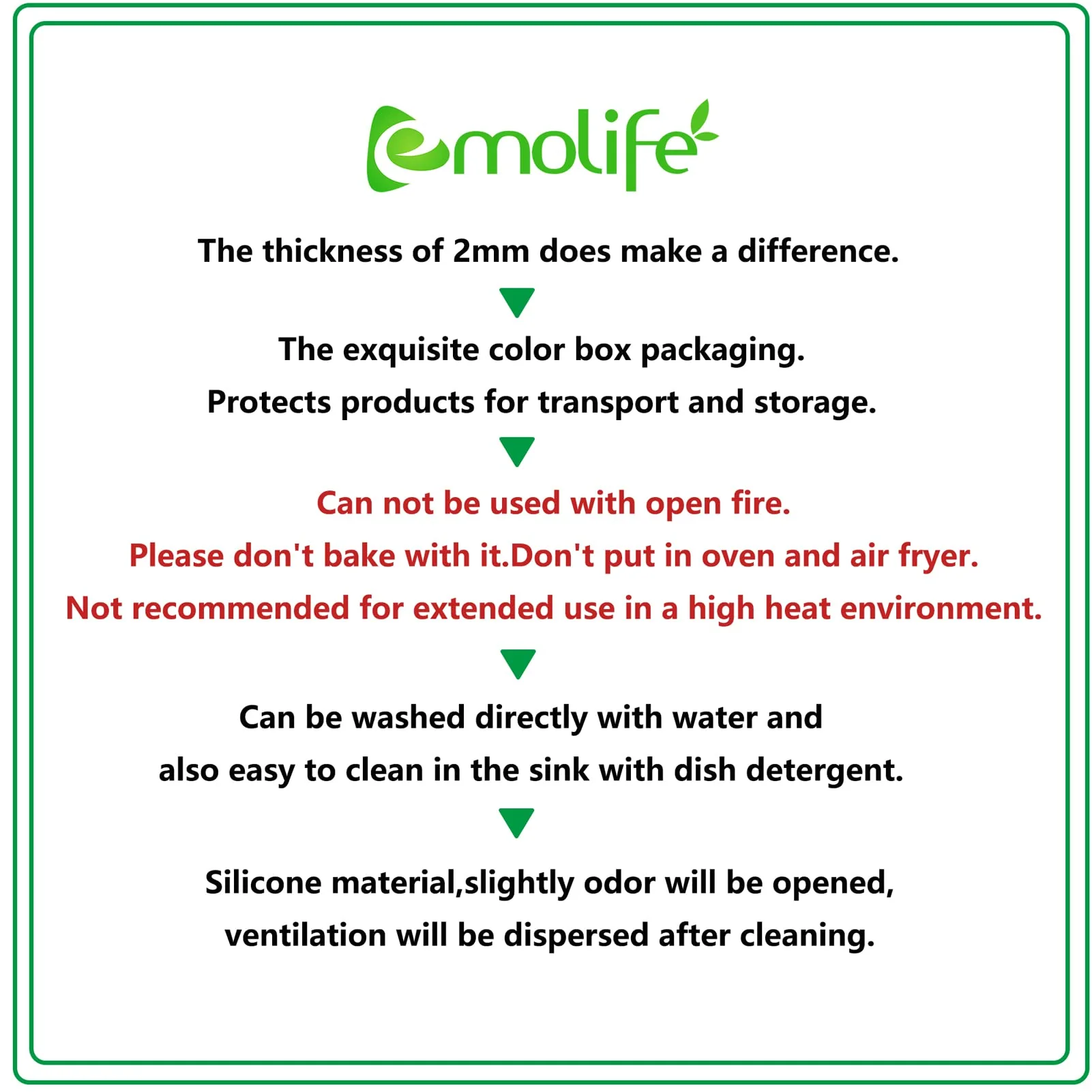 Silicone Mat for Kitchen Counter, Heat Resistant Nonskid Table Mat for Air Fryer to Site on, Countertop Protector, Thick 2MM, XL Large - Image 3