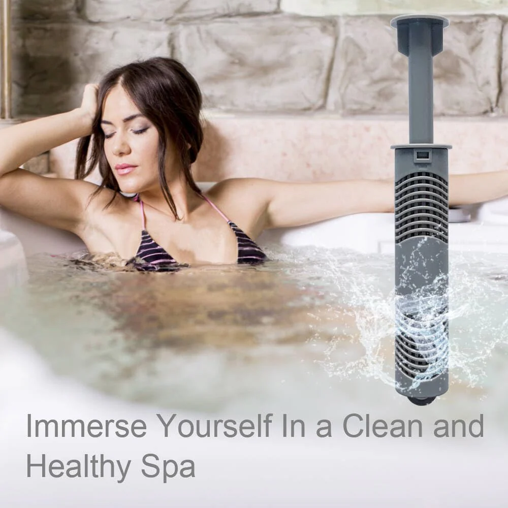 Silver Ion Cartridge for Hot Springs Spa, Hot Tub Silver Ion Cartridge with 4 Months Keeps Spa Water Crystal(Grey,4PCS) - Image 3