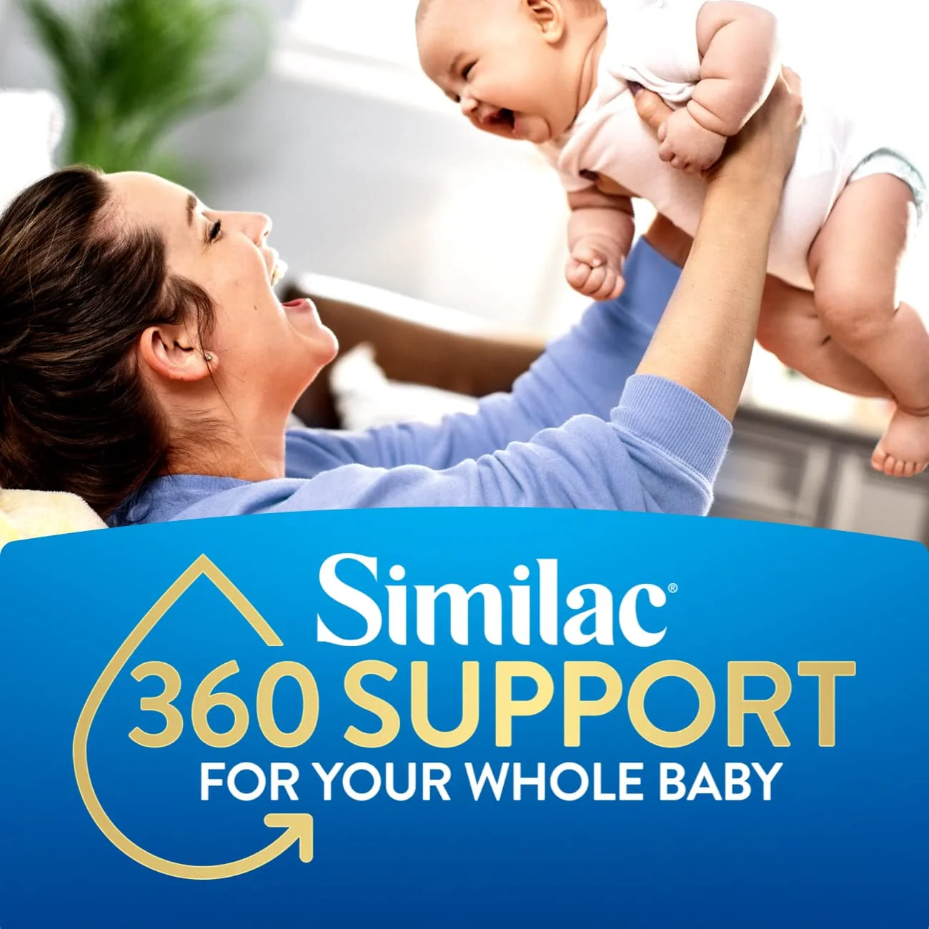 Similac 360 Total Care Infant Formula, Has 5 HMO Prebiotics, Our Closest Prebiotic Blend to Breast Milk, Non-GMO, Baby Formula Powder, 20.6-oz Tub - Image 10