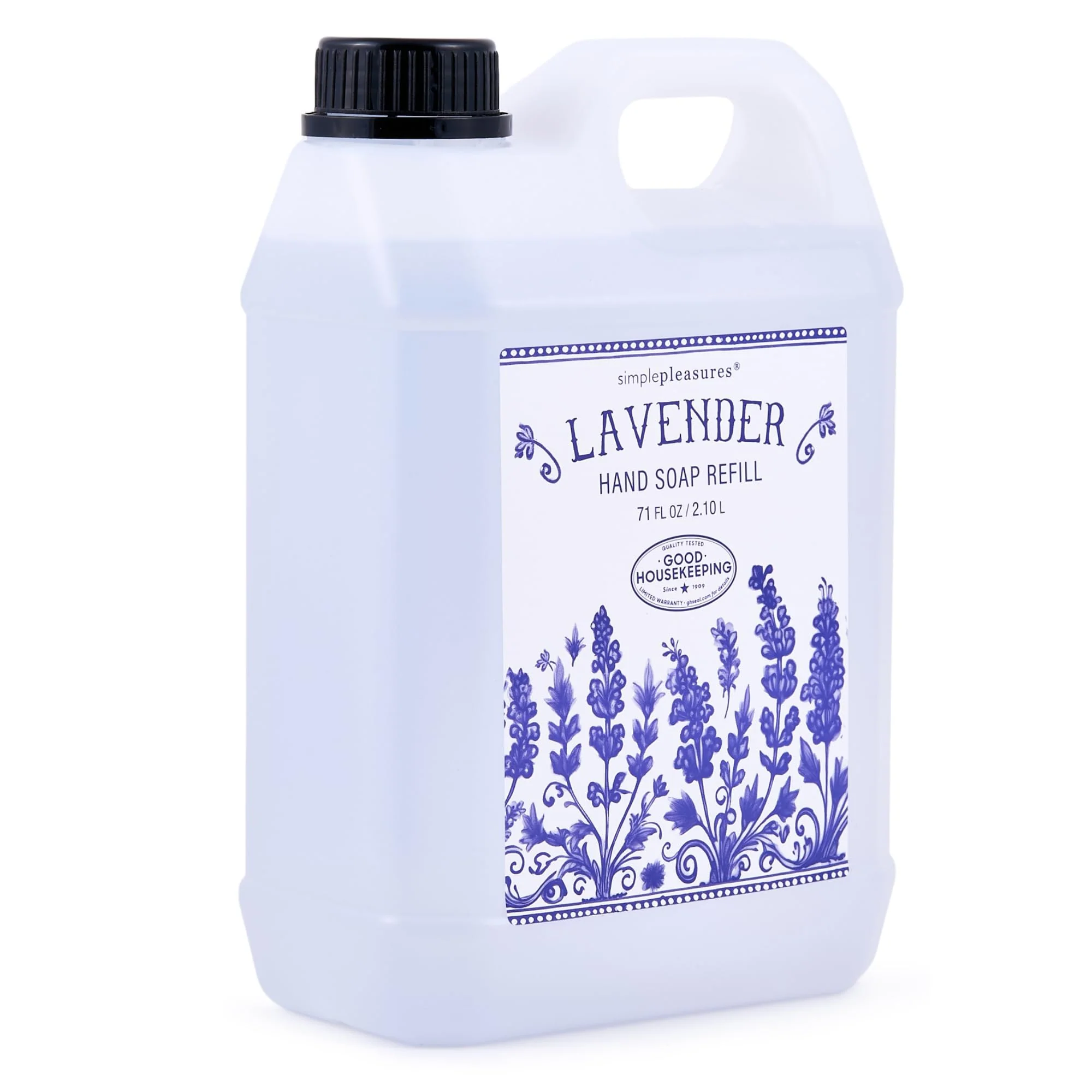 SIMPLE PLEASURES Lavender Fields Hand Soap Refill Jug – 71 oz Liquid Hand Wash Refill, Gentle Moisturizing Formula with Relaxing Lavender Scent - Image 4