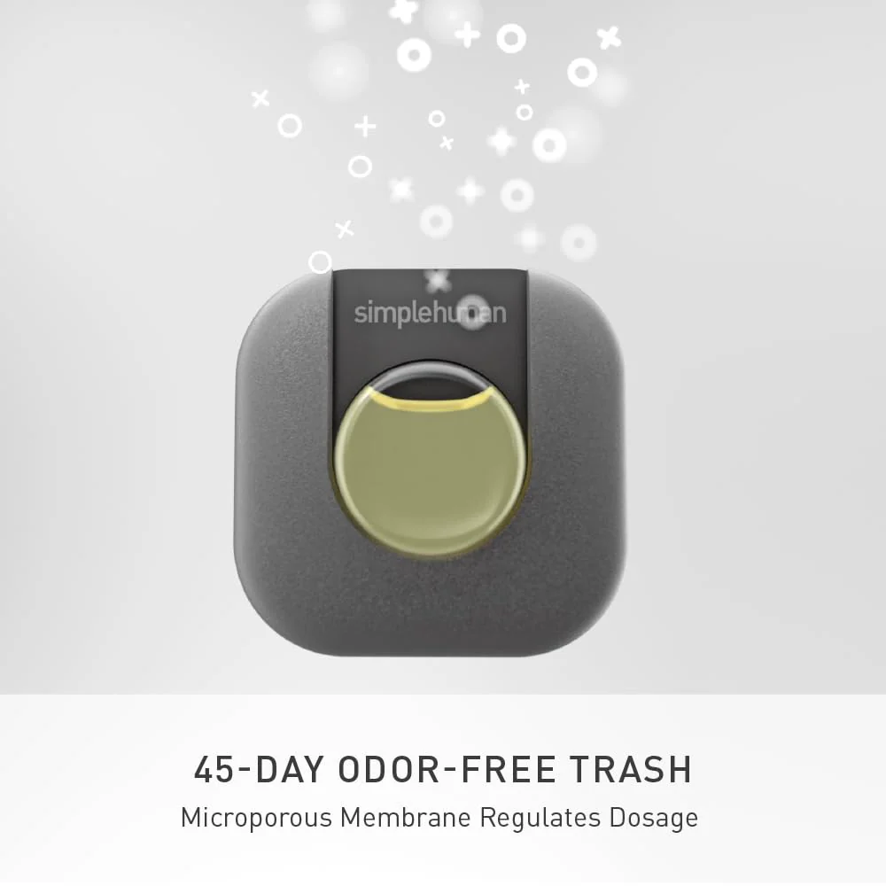 simplehuman Odorsorb Pod Refill Pack – Natural Plant-Based, Fragrance-Free Trash Can Odor Eliminator Refills for Trash Cans, Odor Control Pods for Closed-Lid Trash Cans (4 Pods) - Image 3