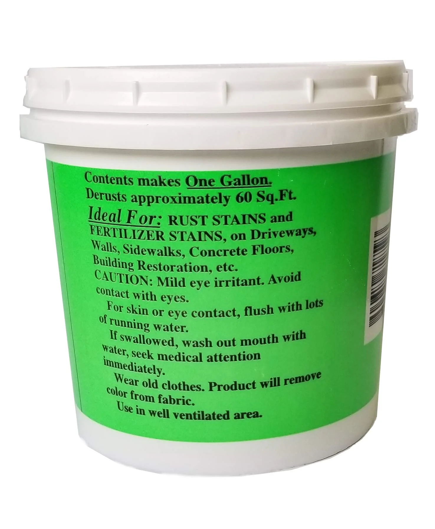 Singerman Laboratories Rust Remover for Concrete (Case of 8 Makes 8 gallons) - Image 2