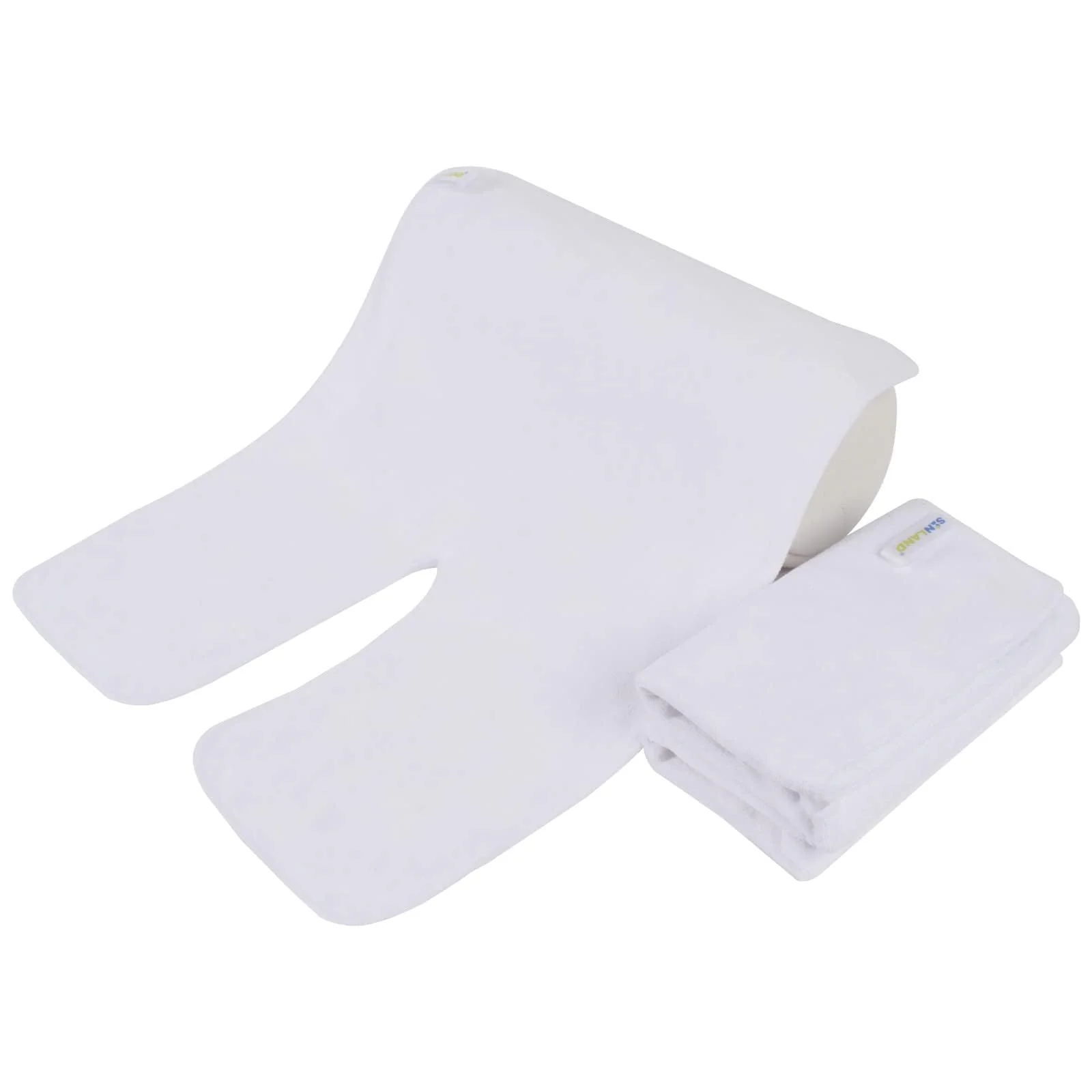 SINLAND Microfiber Esthetician Towels for Facials Mask Removing Face Wrap Soft Facial Cloth with Split Design Spa Towels for Facial Steam Massage and Cleansing - Image 5