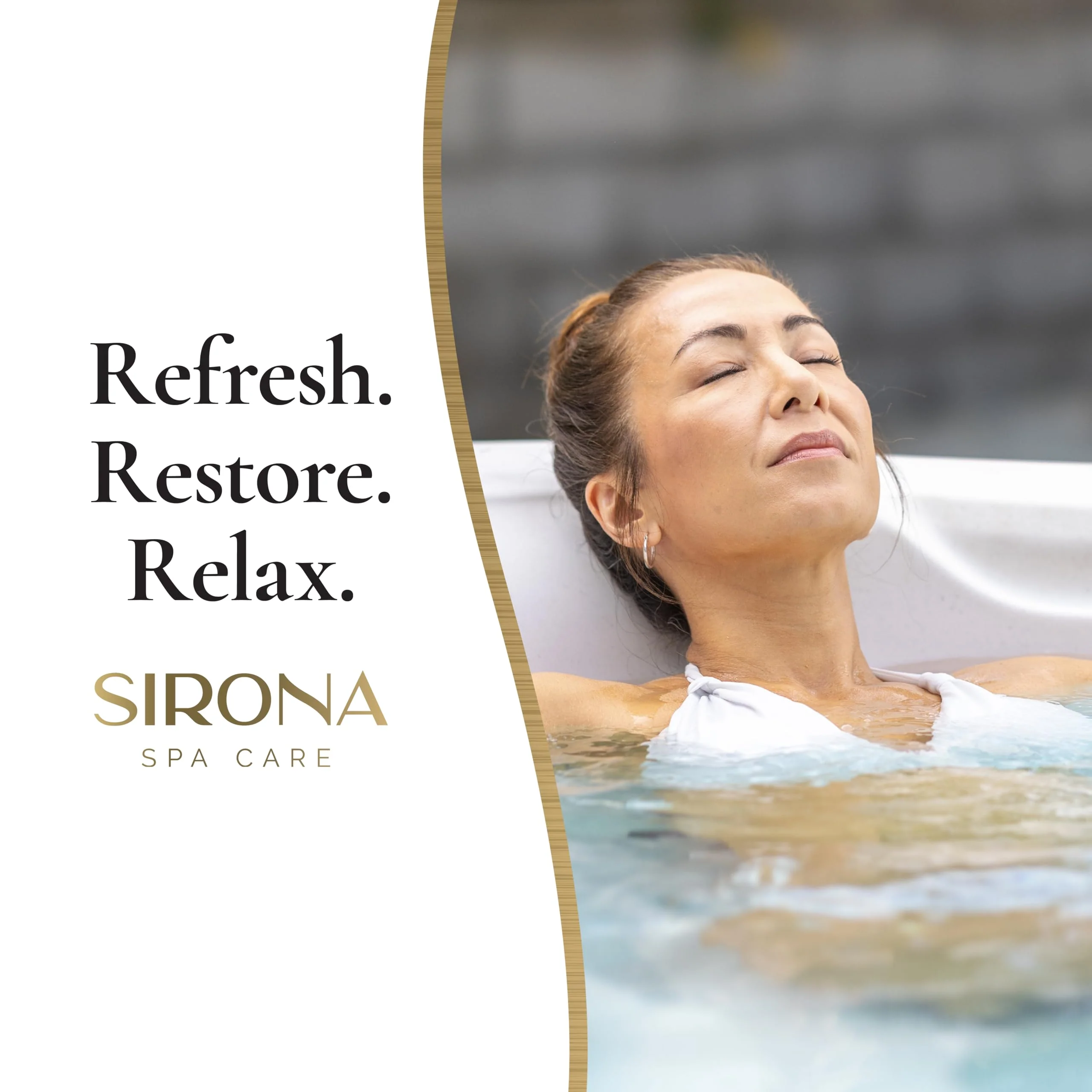 Sirona Spa Care Simply Sanitizer – Step 3 in The 3-Step Sirona Simply Chlorine-Free & Bromine-Free System for Spas & Hot Tubs, 16 fl oz (82317) - Image 2