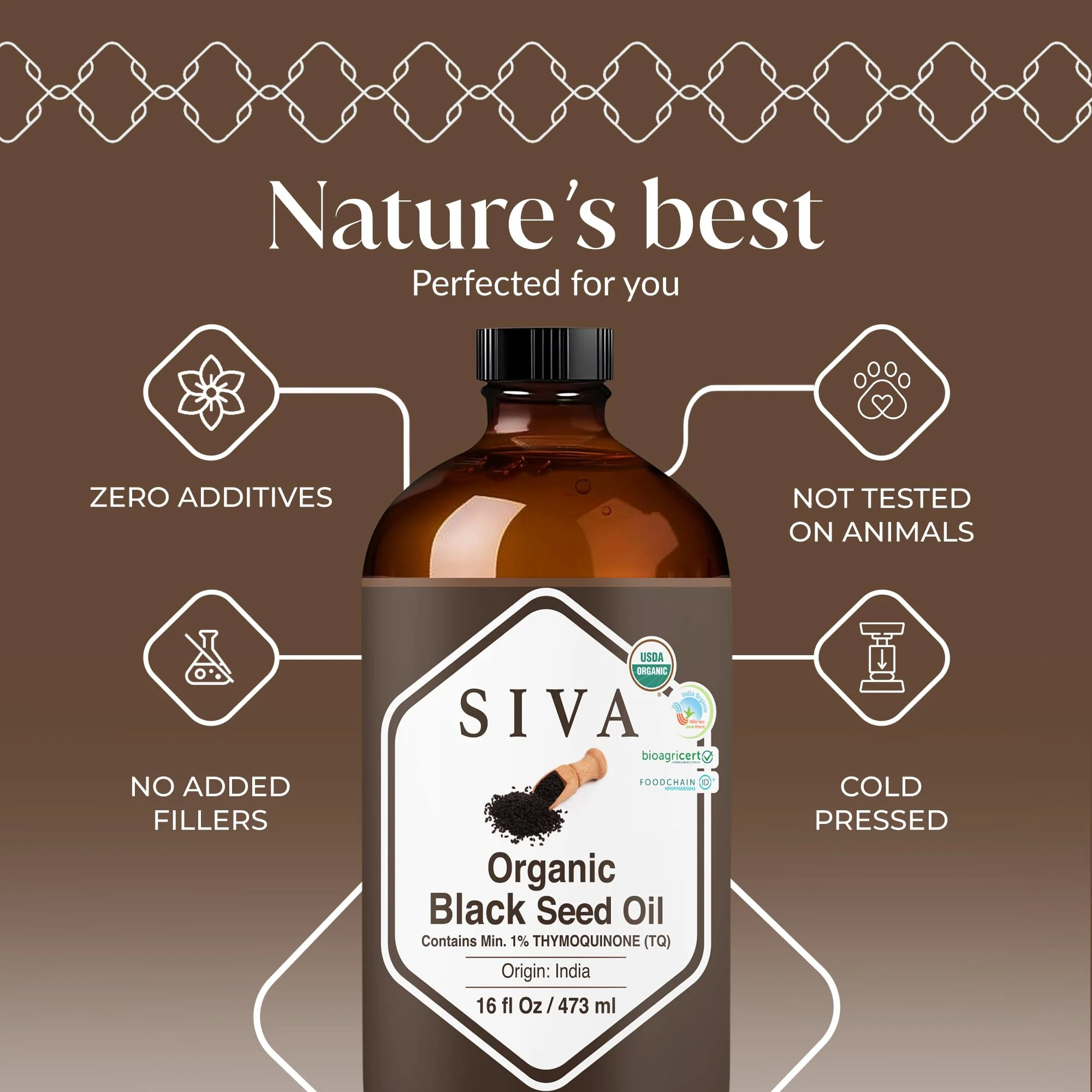 SIVA Lemograss Essential Oil - 0.33 Fl Oz – Natural Lemongrass Oil - for Diffuser, Face, Skin Care, Aromatherapy, Hair Care, Scalp and Body Massage - Image 2