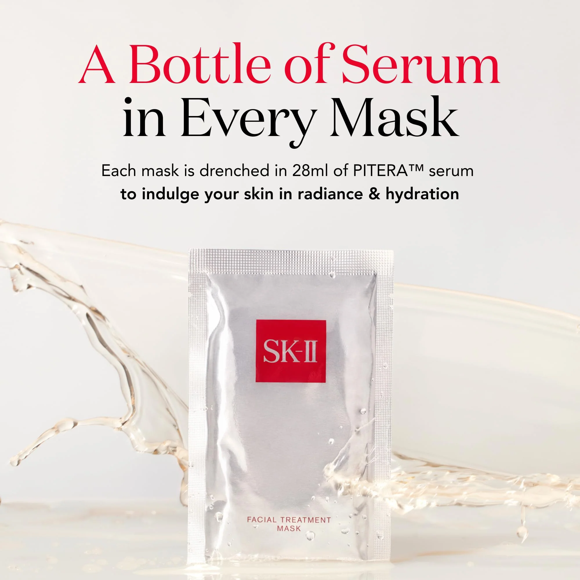 SK-II Facial Masks - Brightening Face Mask Sheets to Help Improve Tone, Texture & Radiance - Anti-Aging Treatment for Replenished Moisture & Visibly Healthier Skin (6 Count) - Image 6