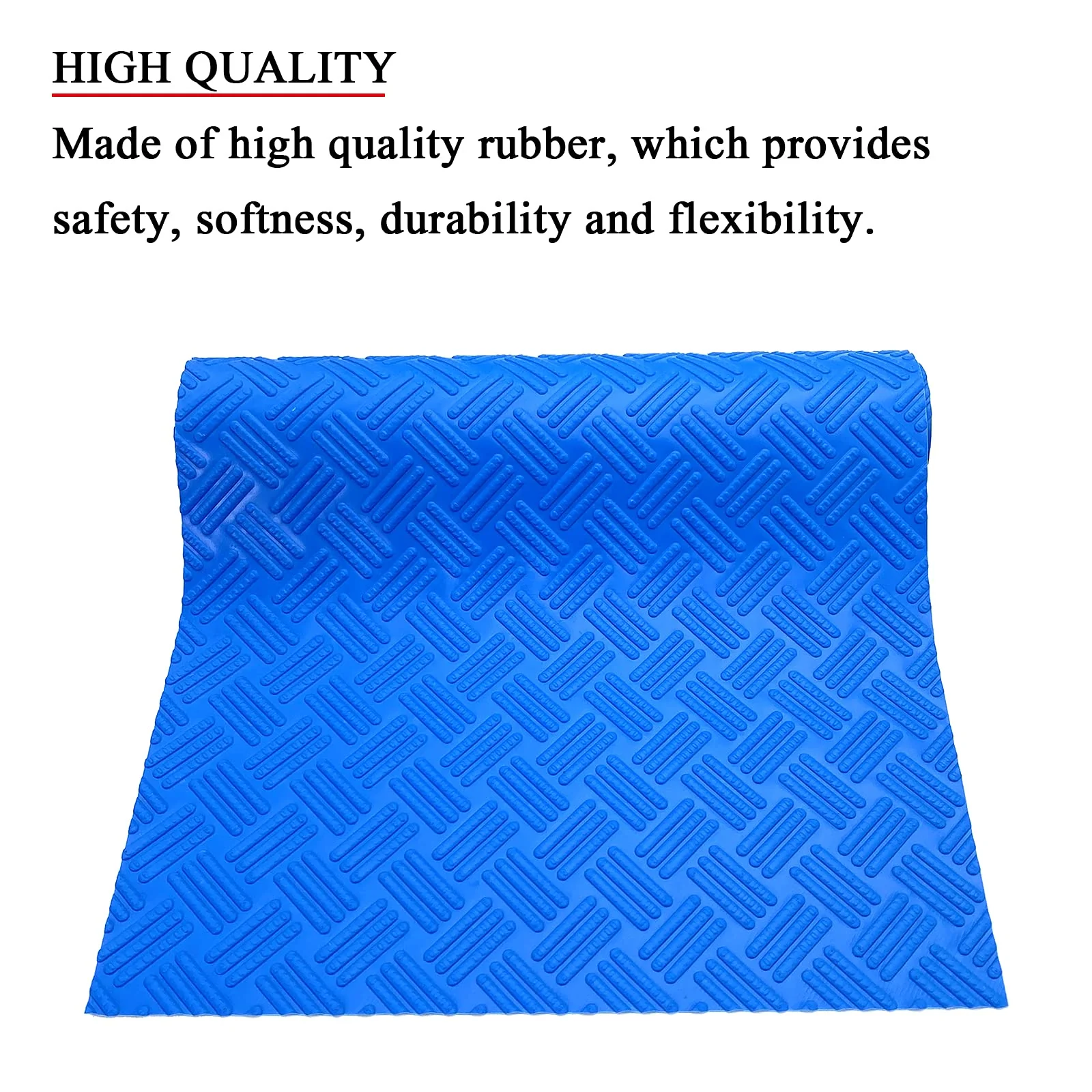 SKARUMMER Swimming Pool Ladder Mat - Protective Pool Ladder Pad Step Mat with Non-Slip Texture, Blue Medium Blue Medium Pool Step Mat, Pool Liner Protection Mat (36 X 36 inch) - Image 4