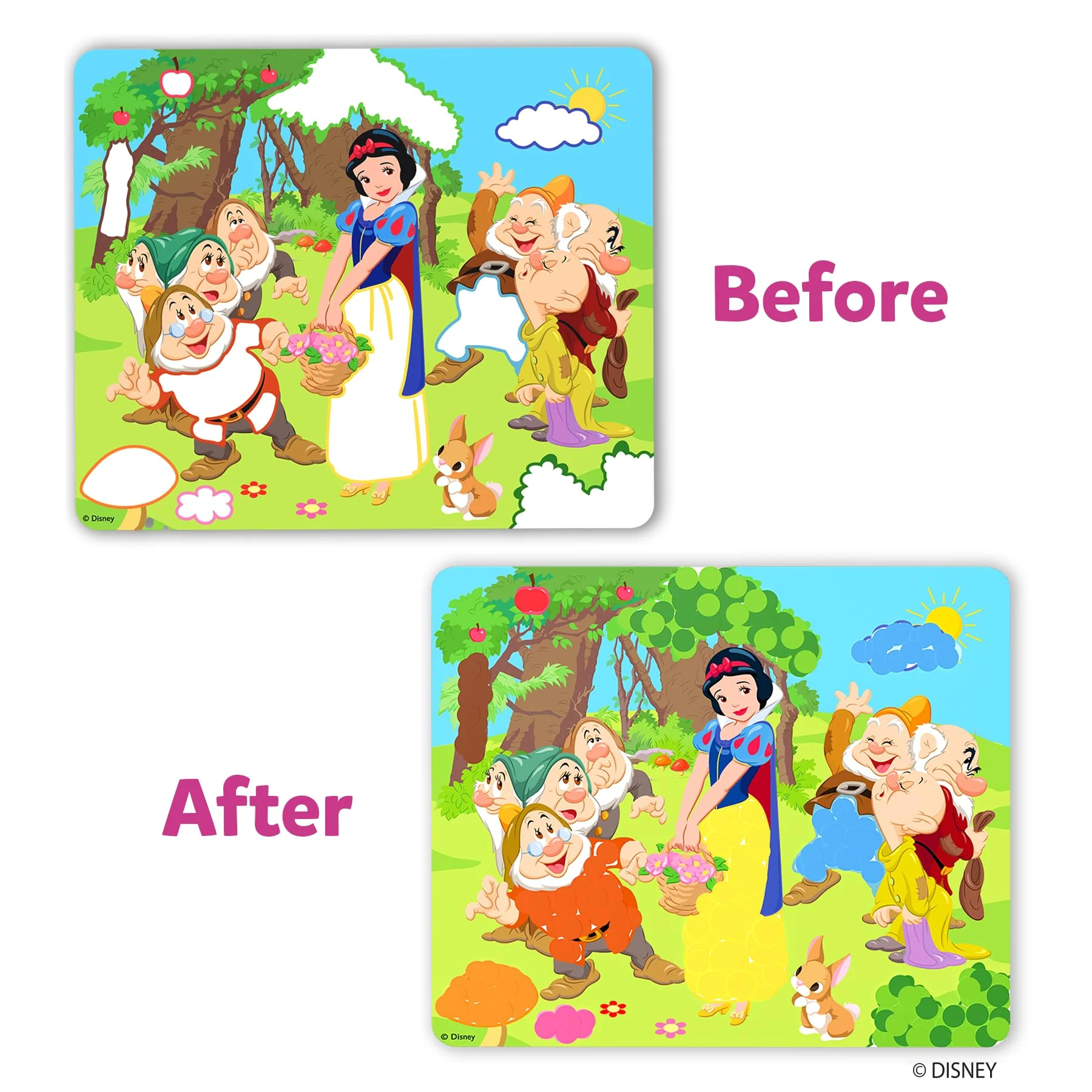 Skillmatics Dot It Sticker Art - Disney Princess, Mess-Free Fun for Kids, Stocking Stuffers, 500+ Stickers, Craft Kits, DIY Scrapbooking Activity, Travel Toys, Christmas Gifts for Ages 3, 4, 5, 6, 7 - Image 4