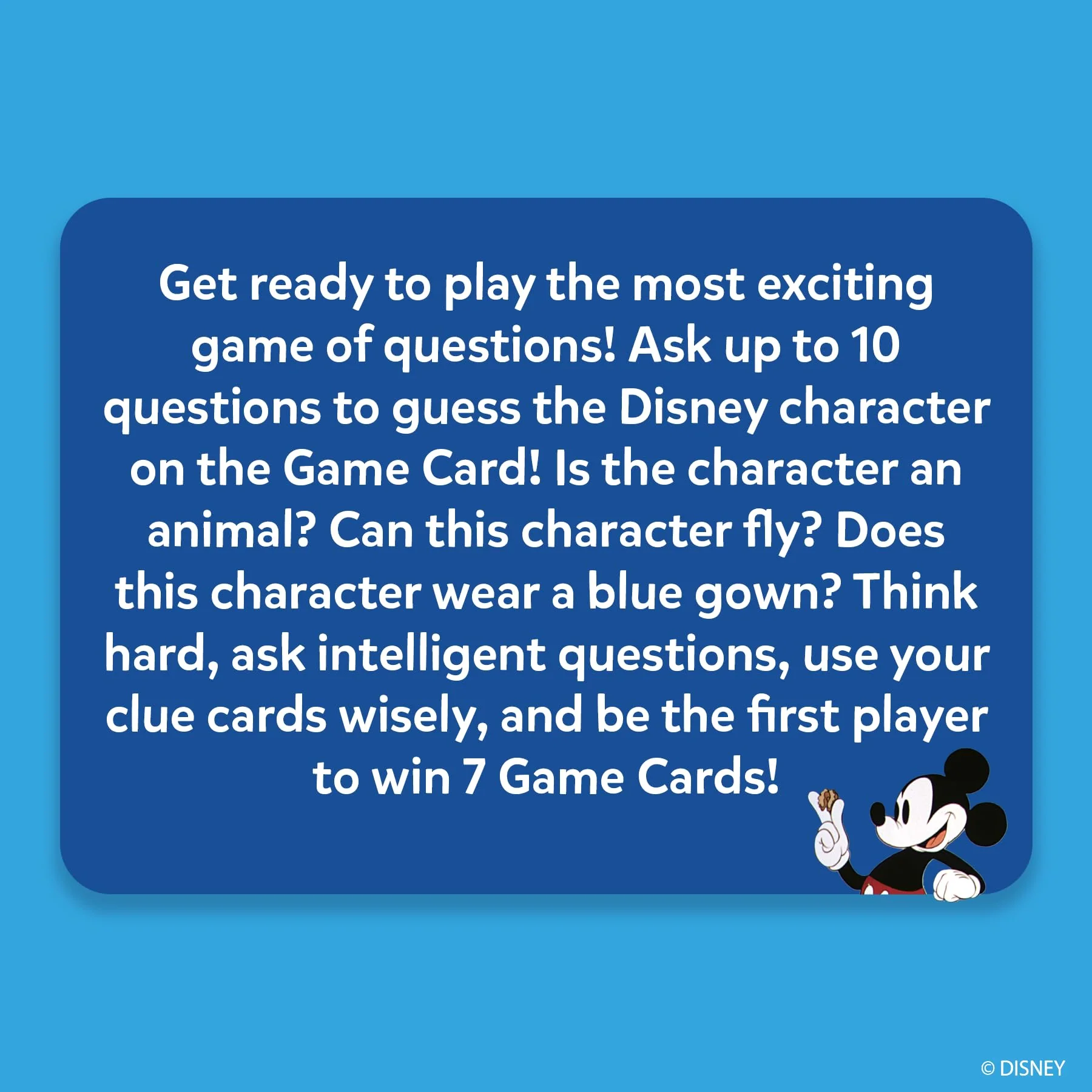 Skillmatics Guess in 10 Disney, Card Game, Christmas Stocking Stuffers for Girls, Boys, Kids, Teens, Adults Who Love Cinderella, Mickey Mouse, Moana, Travel Toy, Gifts for Ages 6, 7, 8, 9 and Up - Image 3