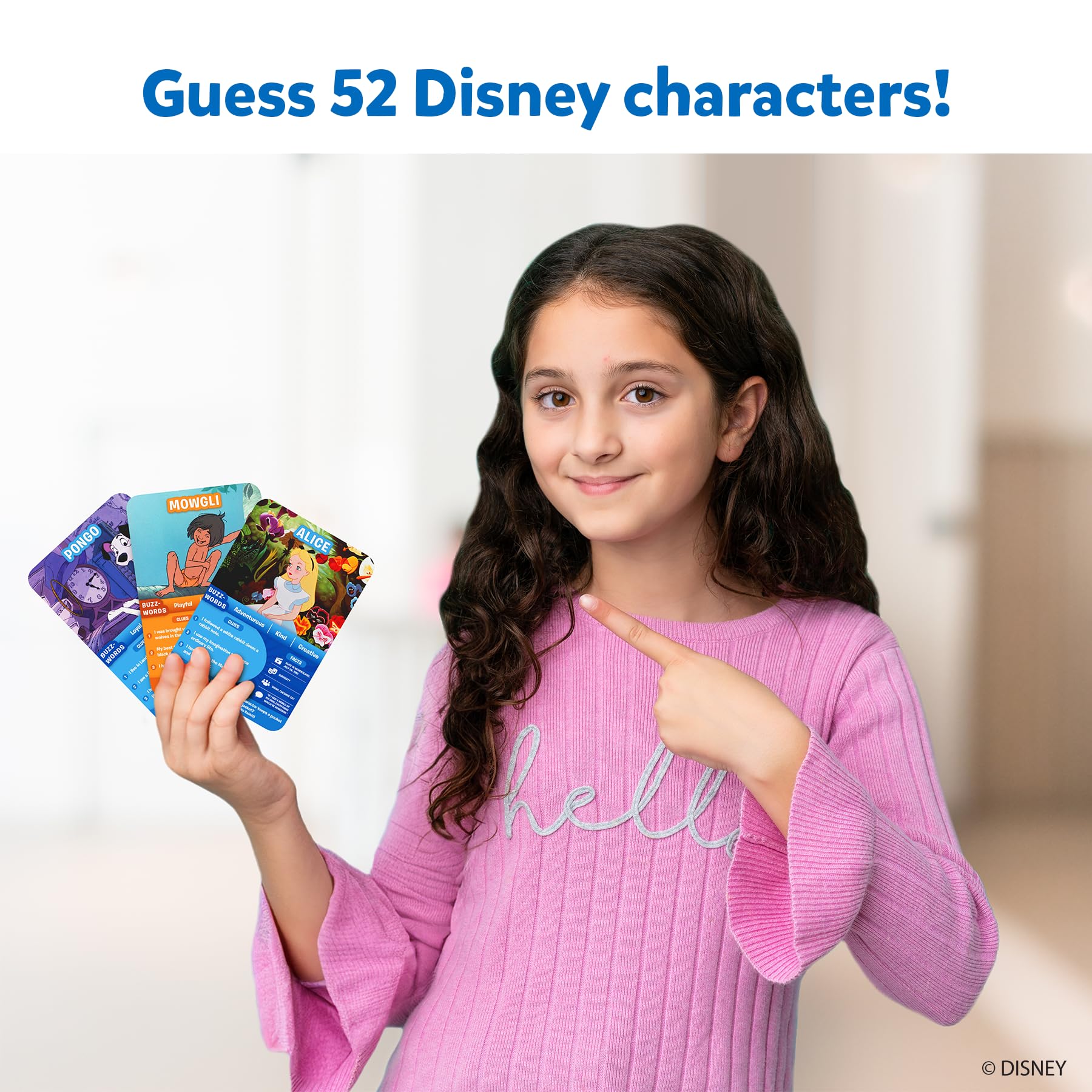 Skillmatics Guess in 10 Disney, Card Game, Christmas Stocking Stuffers for Girls, Boys, Kids, Teens, Adults Who Love Cinderella, Mickey Mouse, Moana, Travel Toy, Gifts for Ages 6, 7, 8, 9 and Up - Image 4