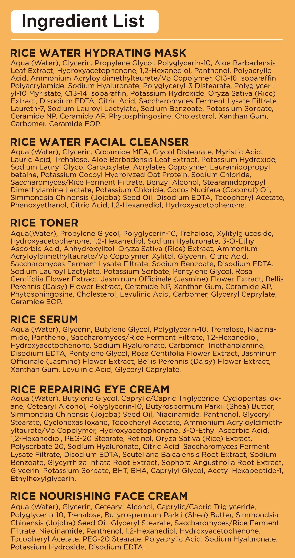 Skin Care Set,Women Teen Glass Skincare 6pcs w/Korean Rice Extract,Hydrate Glow Repair Anti-Aging Facial Routine Kit Gift for Women Mom Wife Teenage Girl Trendy Stuff Christmas Gifts Stocking Stuffers - Image 2