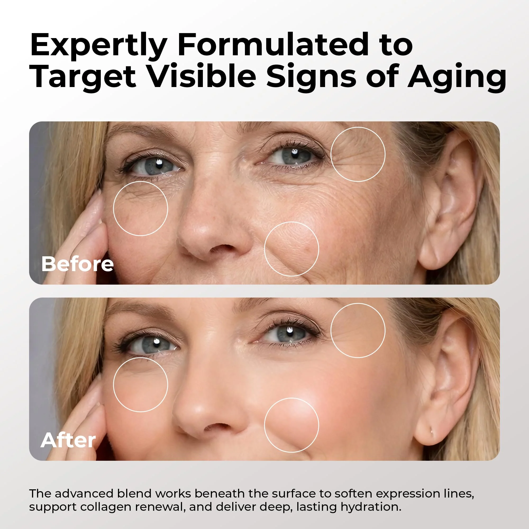 SKIN DEVA 20% Argireline Serum with Matrixyl 3000 Pure Hyaluronic Acid Serum For Face Deep Wrinkle Reducer Anti Aging Tones Skin and Stimulates Collagen Peptides Serum For Face - Image 4