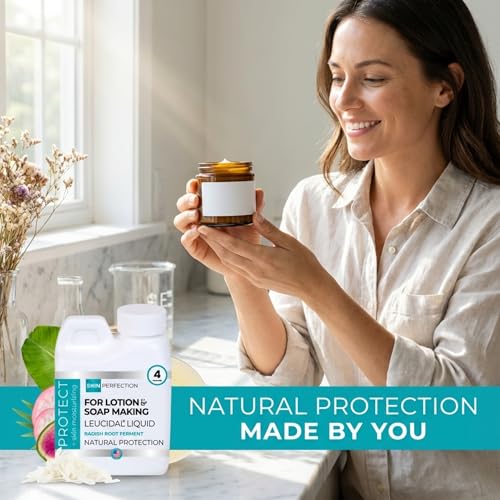 Skin Perfection Leucidal Liquid - Natural Preservative for Lotion Making - DIY Lotion Making Supplies Natural Preservatives for Cosmetics & Compatible with Lotion-Making Serums - 4oz - Image 4