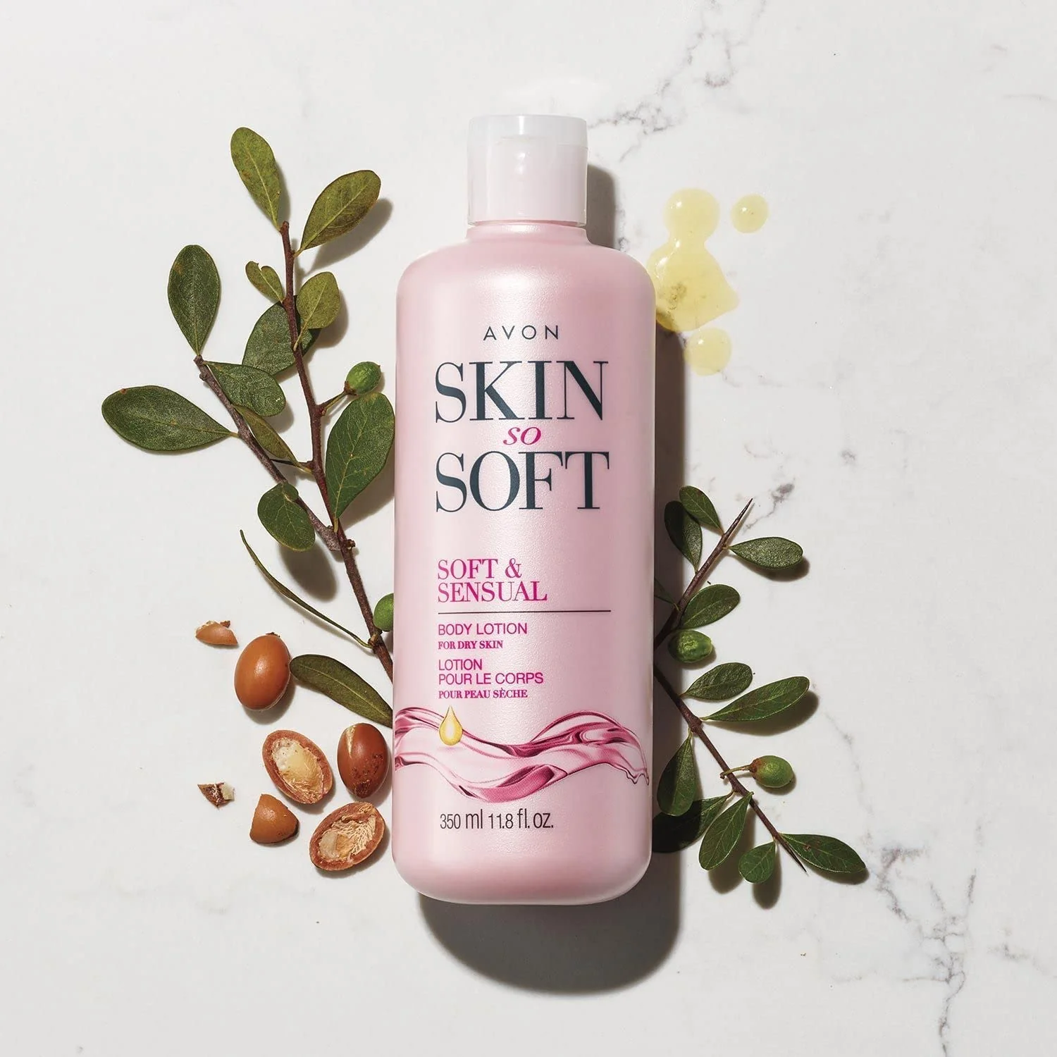 Skin So Soft Soft & Sensual Body Lotion with Argan Oil – 24+ Hour Moisturization, Spicy Floral Jasmine Scent, Dermatologically Tested, 11.8 fl. oz. - Image 3