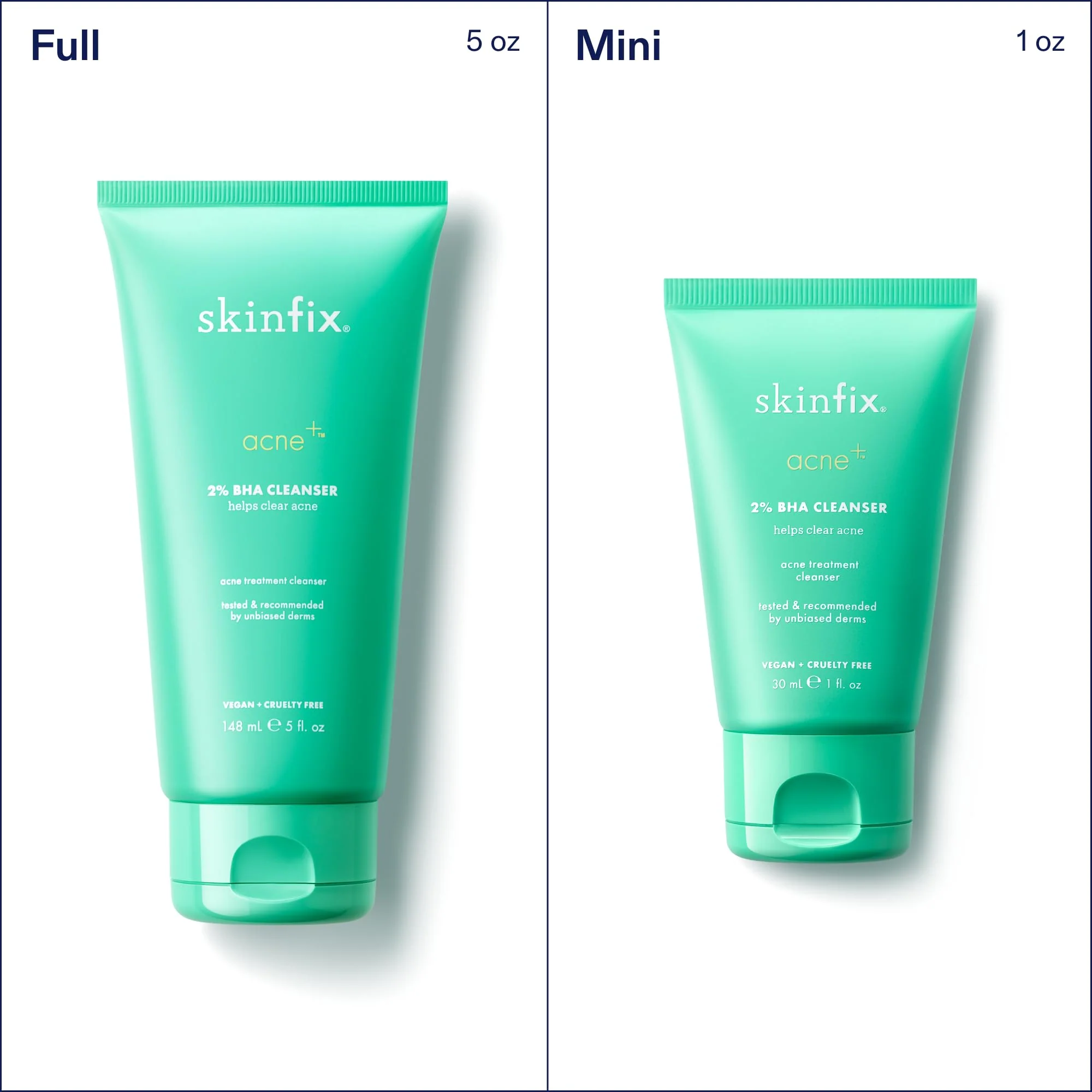 Skinfix 2% BHA Cleanser - 5 oz - Clears Acne Blemishes & Blackheads - Safe for All Types of Acne - Fragrance Free - Vegan, Cruelty Free - Image 2