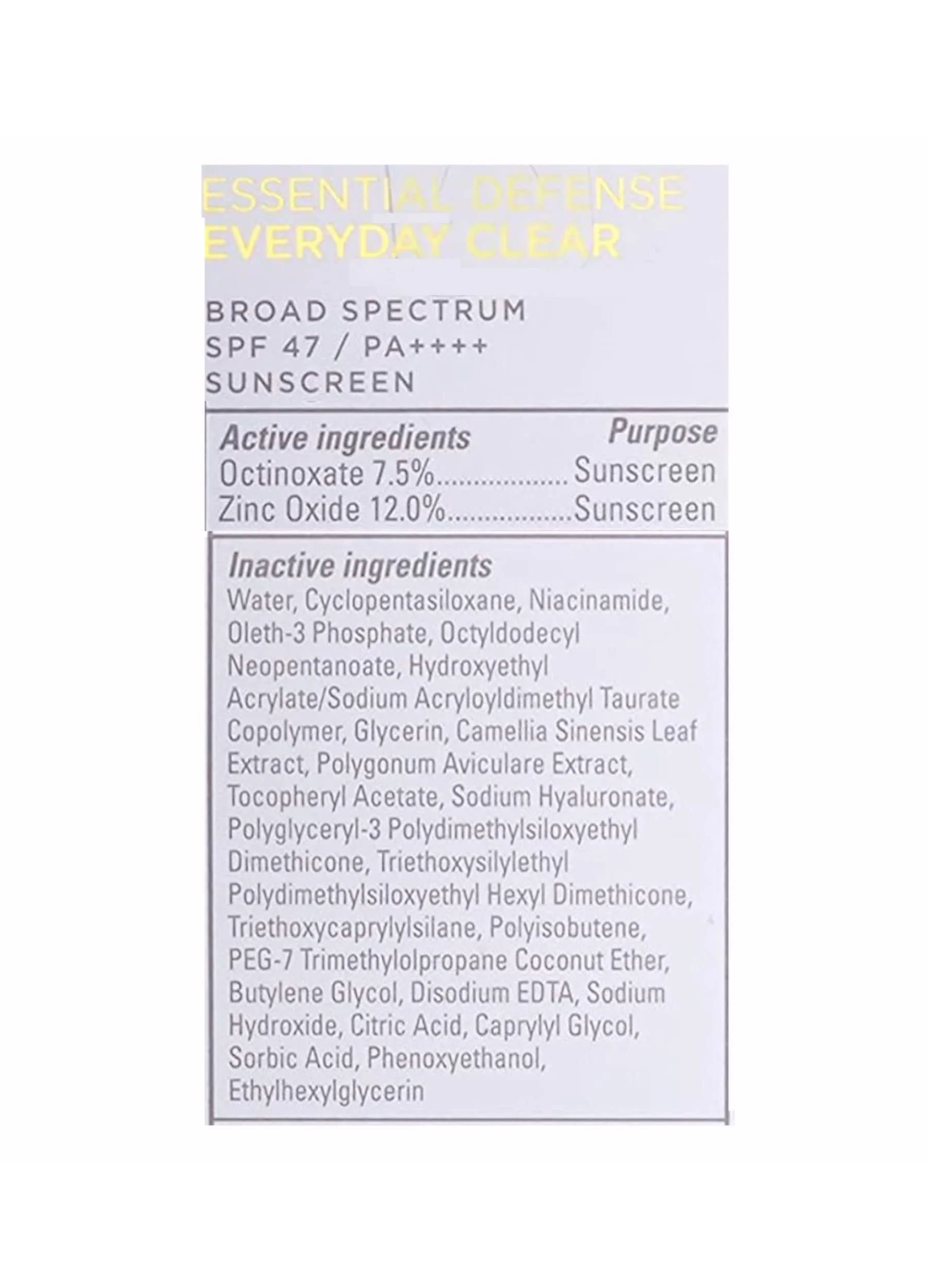 SkinMedica Essential Defense Everyday Clear SPF 47 Sunscreen for Face - This Lightweight, Facial Sunscreen is Ideal for Oily and/or Combination Skin, 1.85 Oz - Image 2