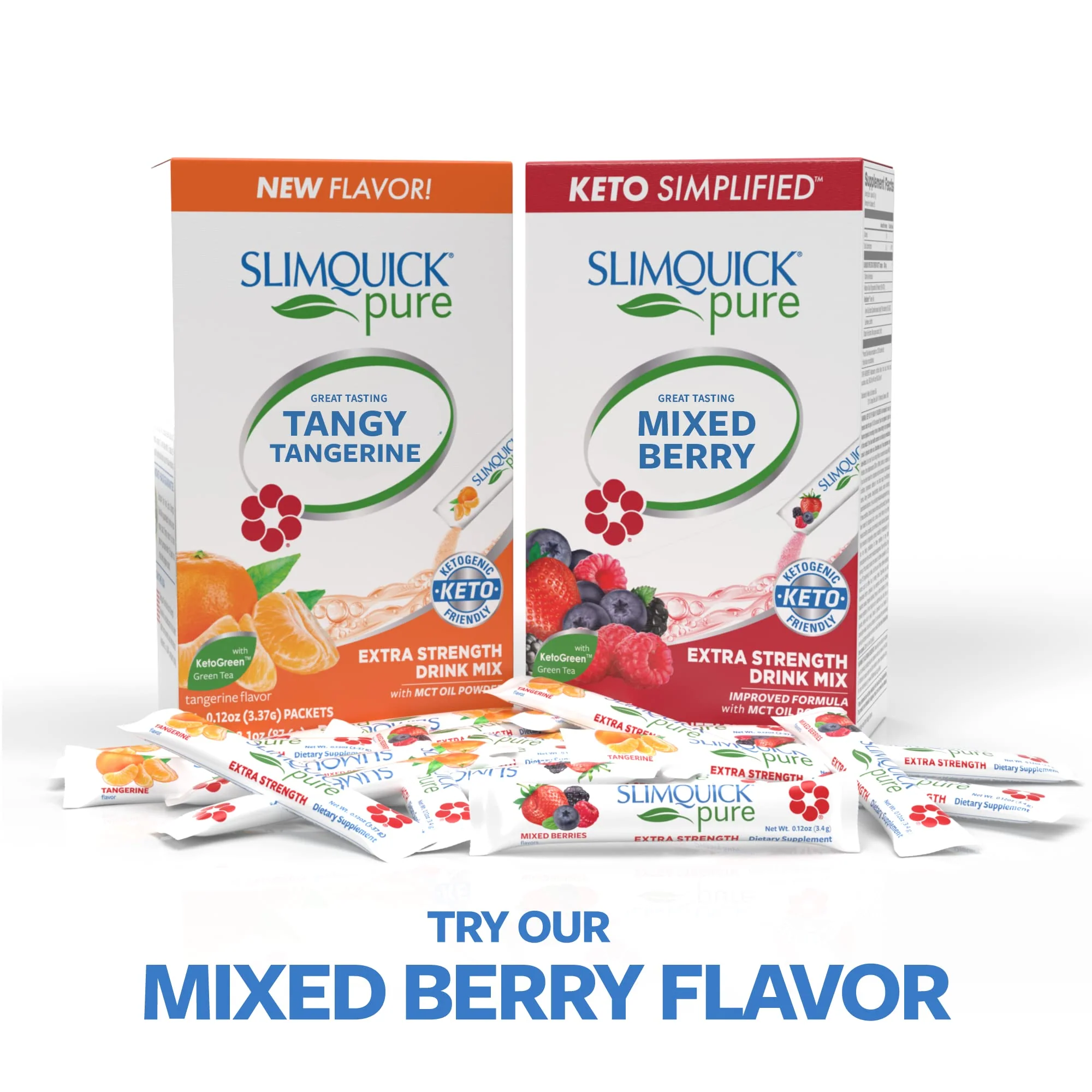 SlimQuick Extra Strength Weight Management Drink Mix for Women, Tangerine - Helps Metabolism, Keeps Full for Longer with Green Tea, Caffine, Chaste Tree, Rhodiola Extract - 26 Count - Image 2