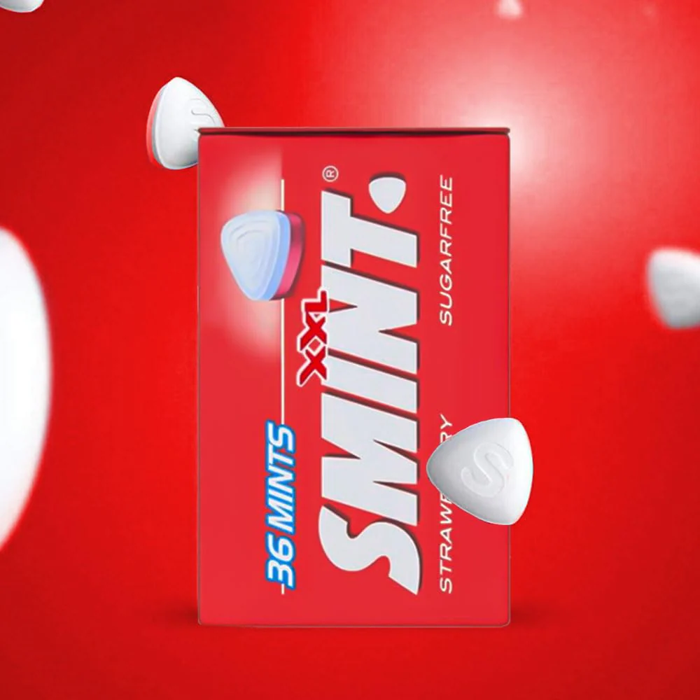 Smint Mix XXL 4 Packs (Strawberry, Spearmint, Peppermint, Sweetmint) Convenient 25g Tins Sold By VR Angel - Image 3