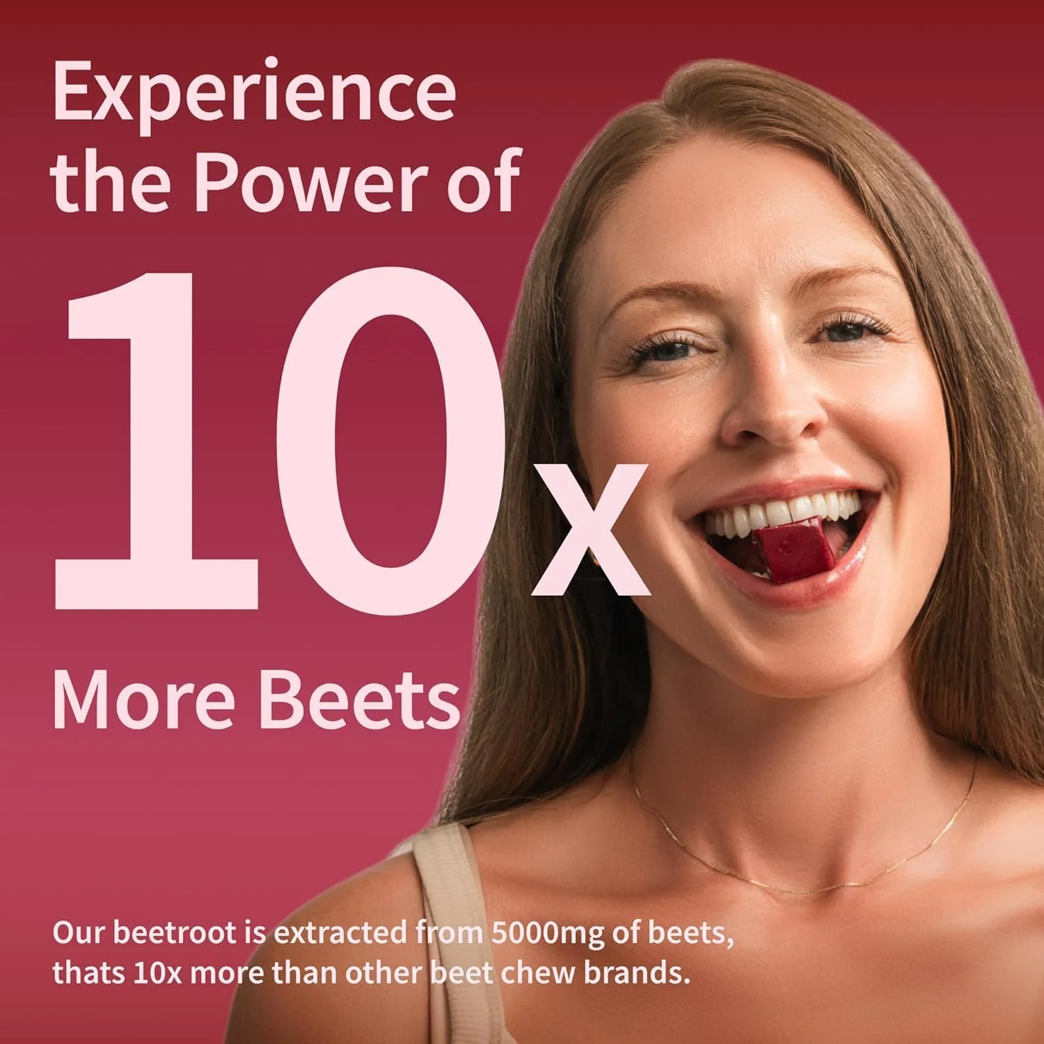 Snap Supplements Heart Beets Beet Root Soft Chews, Cardiovascular Support Supplement for Men & Women, CoQ10 & Acai, Energy & Circulation Support, Sugar Free, Mixed Berry, 60 Soft Chews - Image 6