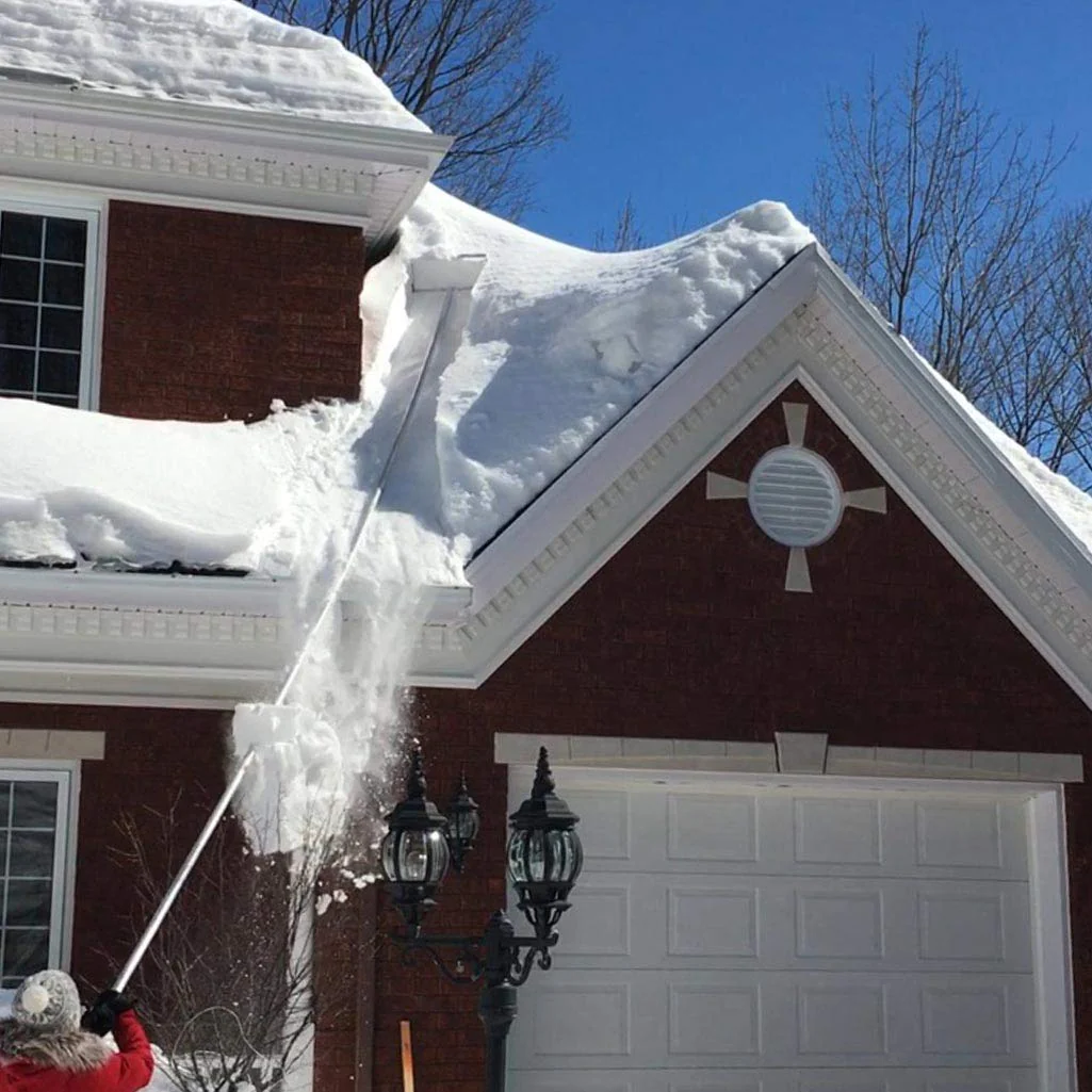 SNOWPEELER Accessories - 10 ft. Handle Extension Kit - Works with Both 20 ft. and 30 ft. - Increase Your Reach Even More - 2 Easy-to-Assemble 5 ft. Sectional Poles - Commercial-Grade Aluminum - Image 4
