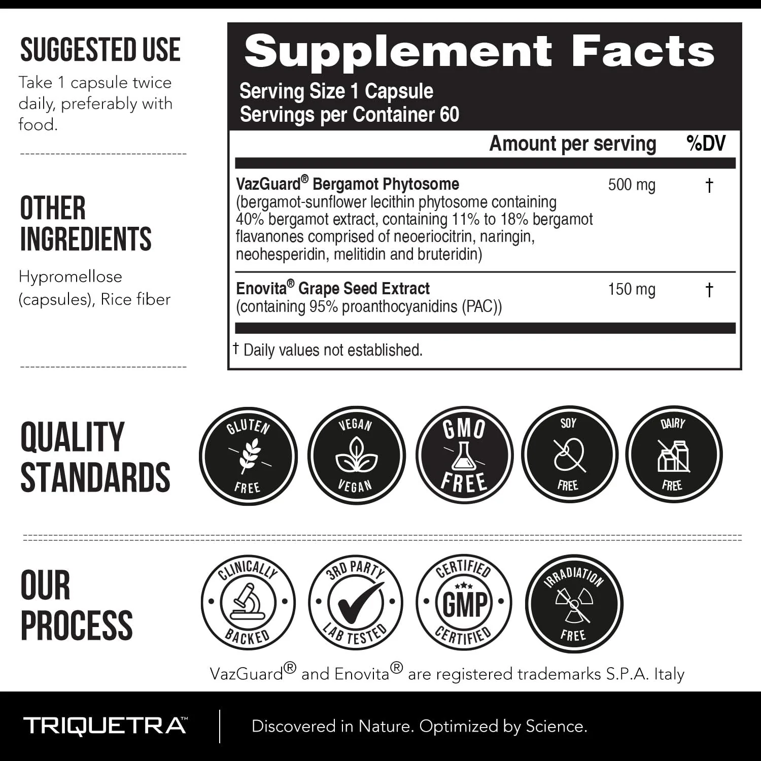 SoActive Bergamot: 2.5X More Effective, Italian Citrus Bergamot Phytosome - Clinically Validated | Enhanced with Grape Seed Extract - Supports Cholesterol & Weight Management (60 Capsules) - Image 3