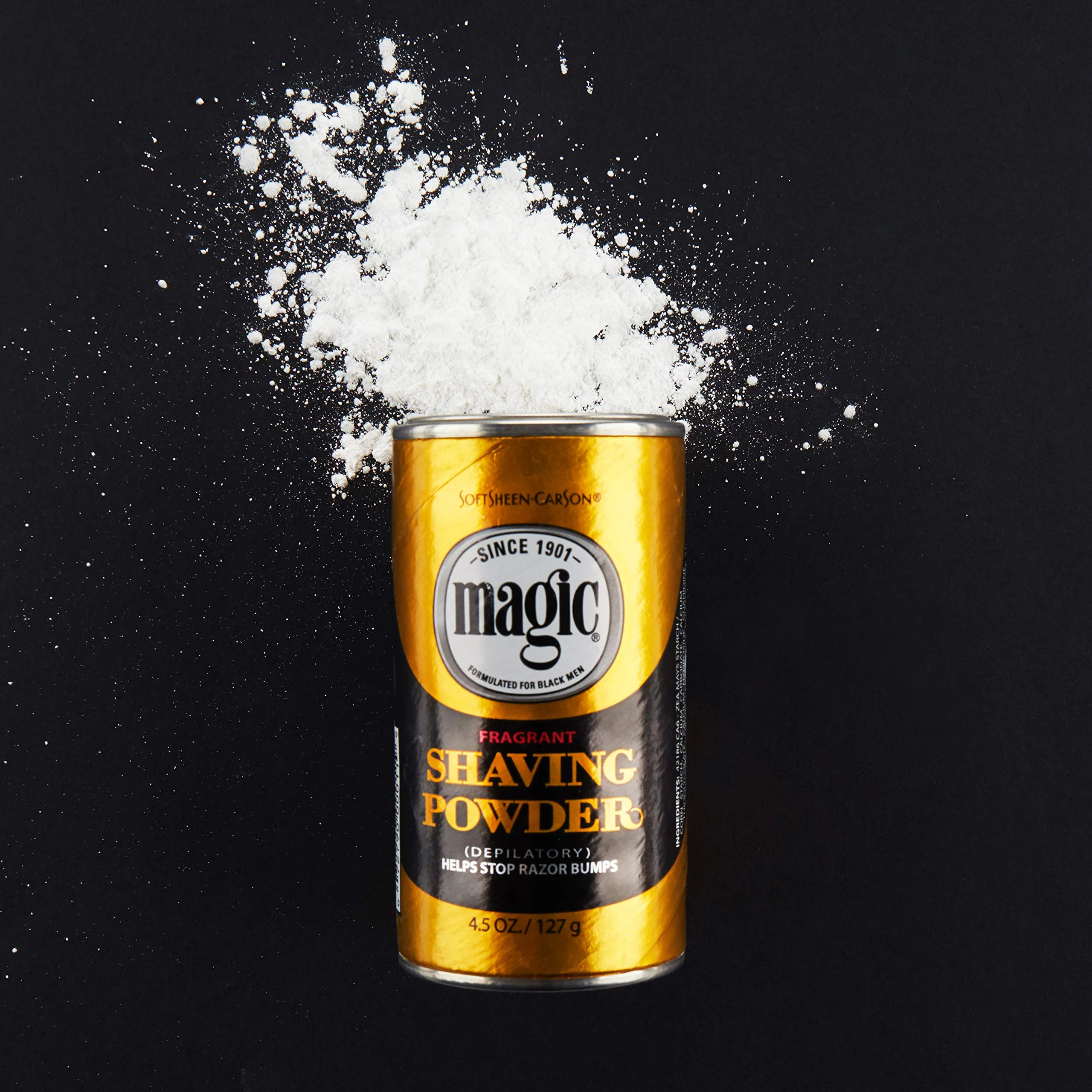 SoftSheen-Carson Magic Razorless Shaving for Men, Magic Shaving Powder with Fragrance, Coarse Textured Beards, Formulated for Black Men, Depilatory, Helps Stop Razor Bumps, Since 1901, 4.5 oz - Image 6
