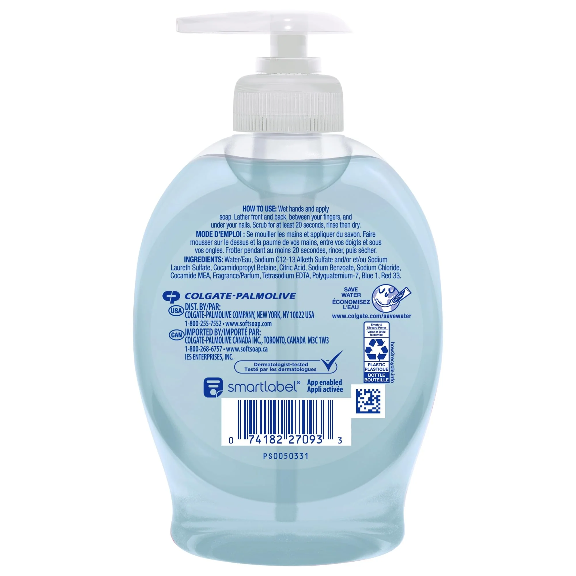 Softsoap Hand Soap Pump Dispenser, Fresh Breeze Scent, 7.5 Oz, Carton Of 6 - Image 3
