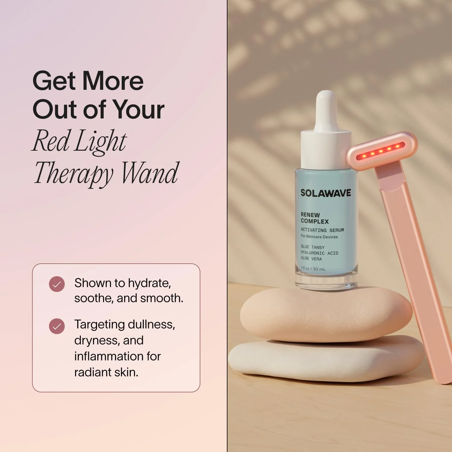 Solawave Renew Complex Serum for Face & Neck | Boost the Effects of Facial Wand | Red Light Therapy for Face & Microcurrent Facial Device for Anti-Aging & Skin Tightening - Image 7