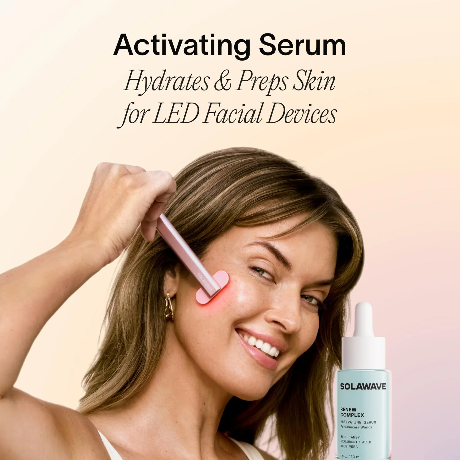 Solawave Renew Complex Serum for Face & Neck | Boost the Effects of Facial Wand | Red Light Therapy for Face & Microcurrent Facial Device for Anti-Aging & Skin Tightening - Image 8