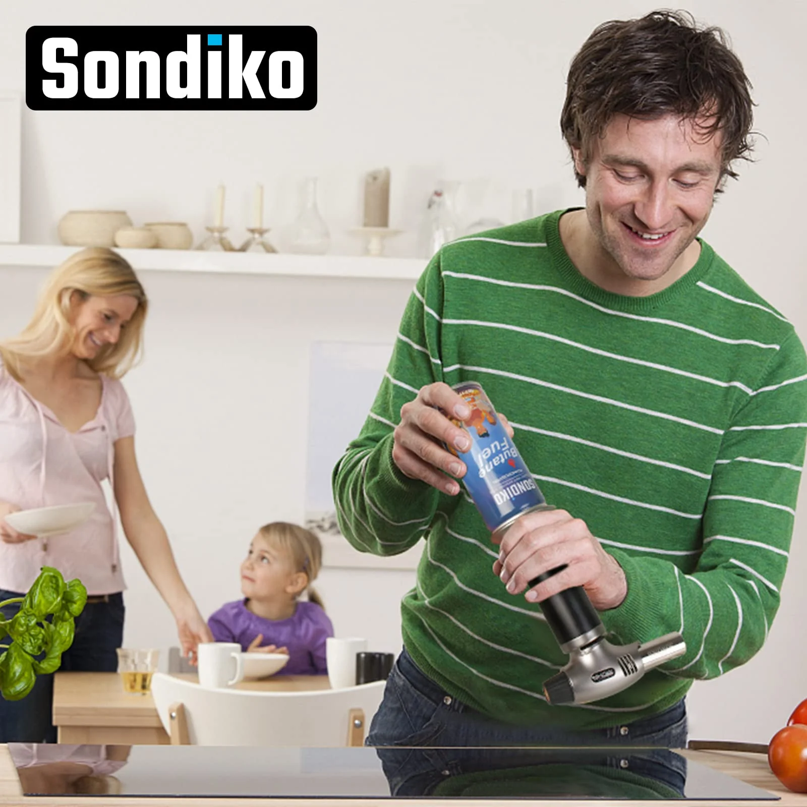 Sondiko Butane Refill, Premium Butane Fuel Canister 100ml, Premium Quality Fuel for Jet Flame Lighters and Torches(2 Can) - Image 2