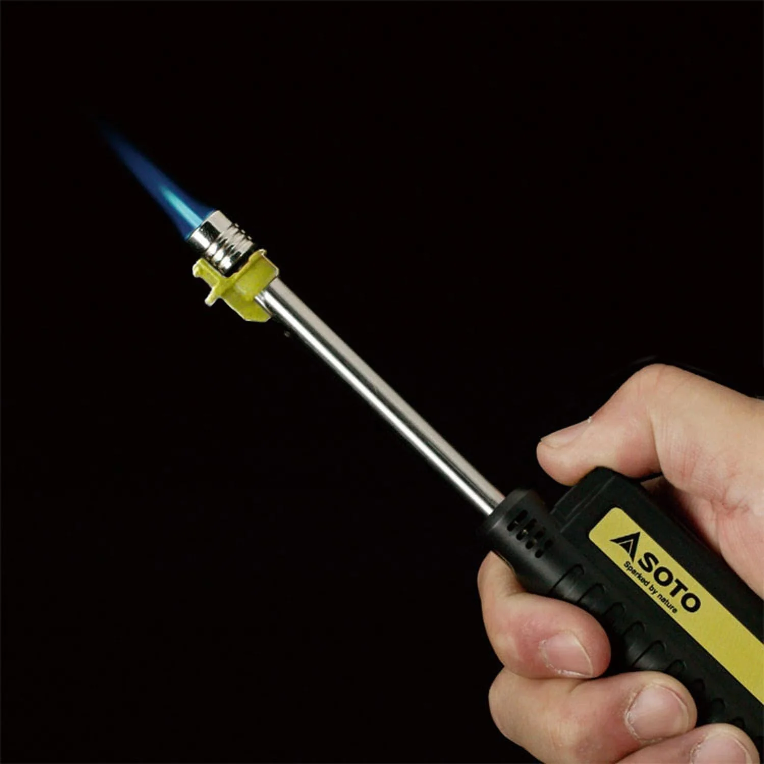 SOTO Pocket Torch Lighters for Camping - Extended Refillable Torch Lighter, Telescoping Burner Head, Electronic Ignition, Strong Wind-Resistant Butane Lighter for Candles, Grill, BBQ - Shipped Empty - Image 2