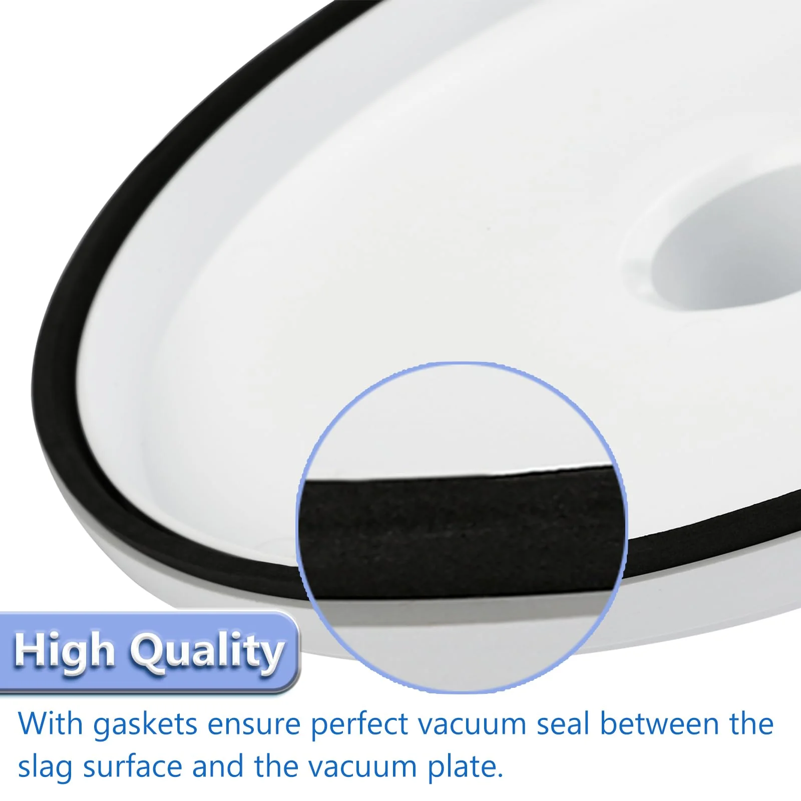 SP1106 Pool Skimmer Vacuum Plate Compatible with Hayward Swimming Pools Skimmers SP1082 1084 1085 1075, Pool Vacuum Skimmer Adapter Cover for Skim Vac Plate In-Ground Pools Skimmers Replacement Parts - Image 6