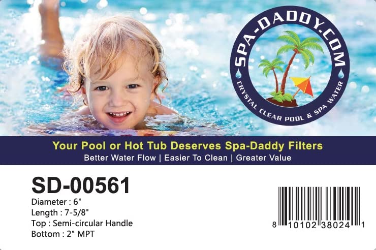 Spa-Daddy SD-00561 Filter - New Artesian 6" D Spa Cartridge Replaces PAS40-F2M - Image 5