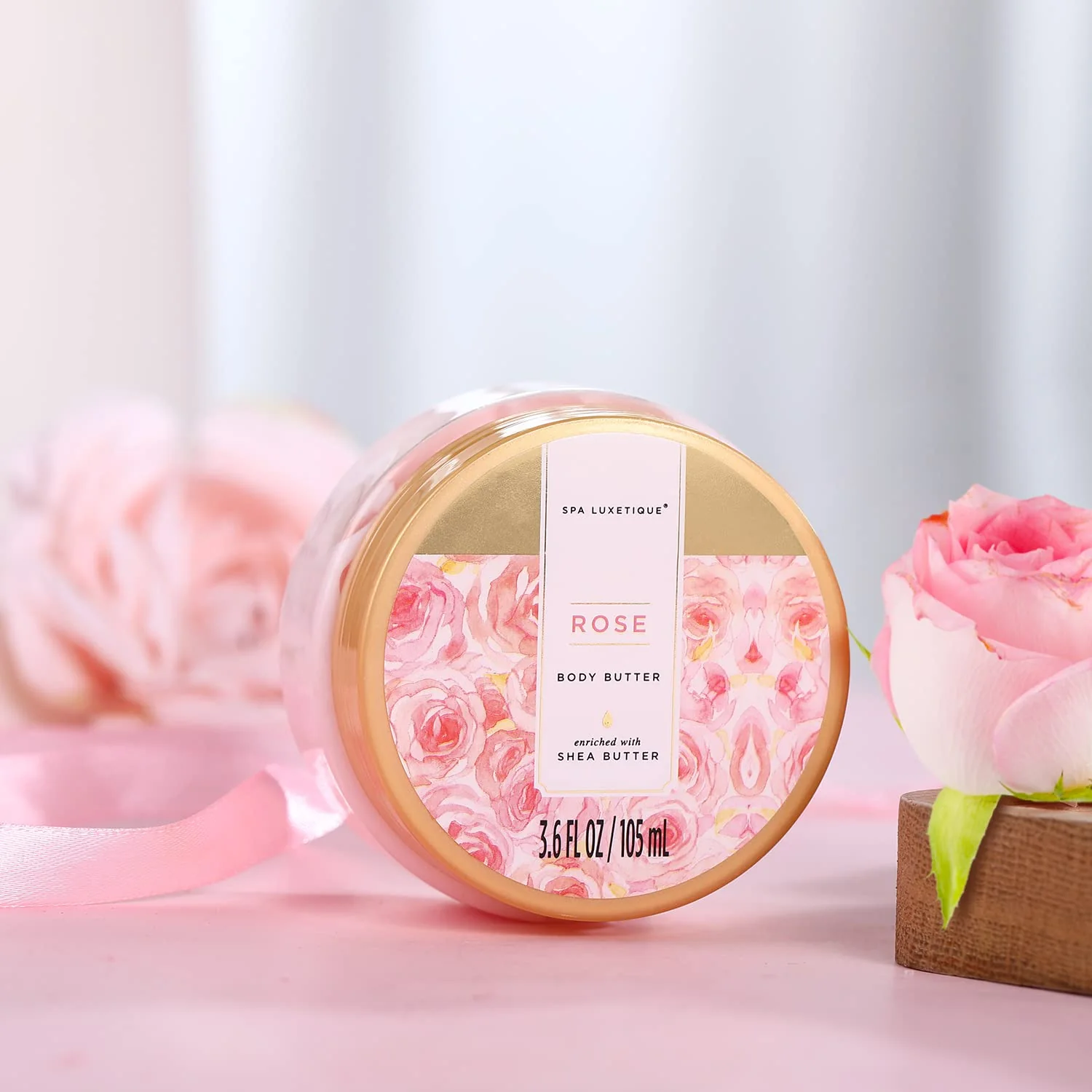 spa luxetique Gift Set For Women, Bath Sets for Women Gift, 8 Pcs Rose Spa Basket Includes Bubble Bath, Shower Gel, Body Lotion, Mom Birthday Gifts, Mother‘s Day Gifts for Her - Image 7
