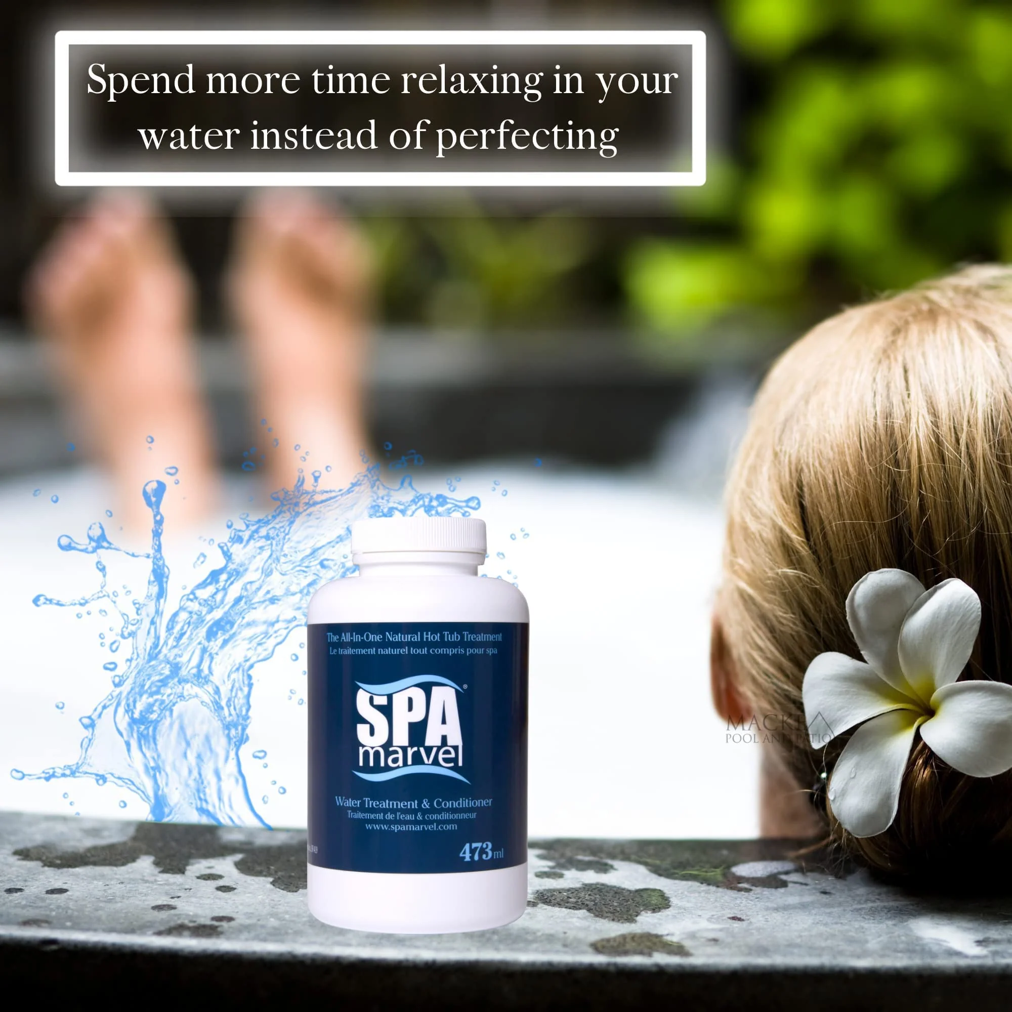Spa Marvel Treatment and Conditioner Plus Hot Tub Sponge Oil Absorber - 1 Pack - Image 2