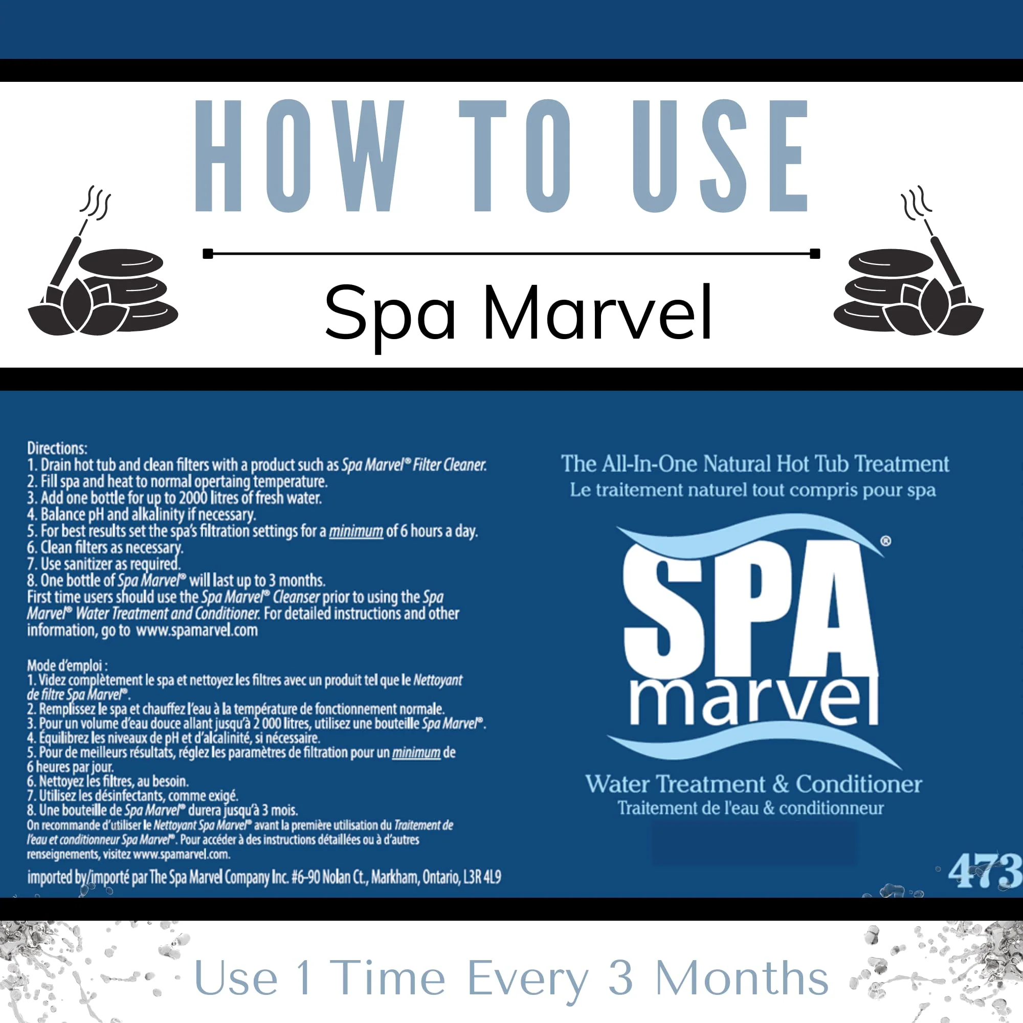 Spa Marvel Treatment and Conditioner Plus Hot Tub Sponge Oil Absorber - 1 Pack - Image 6